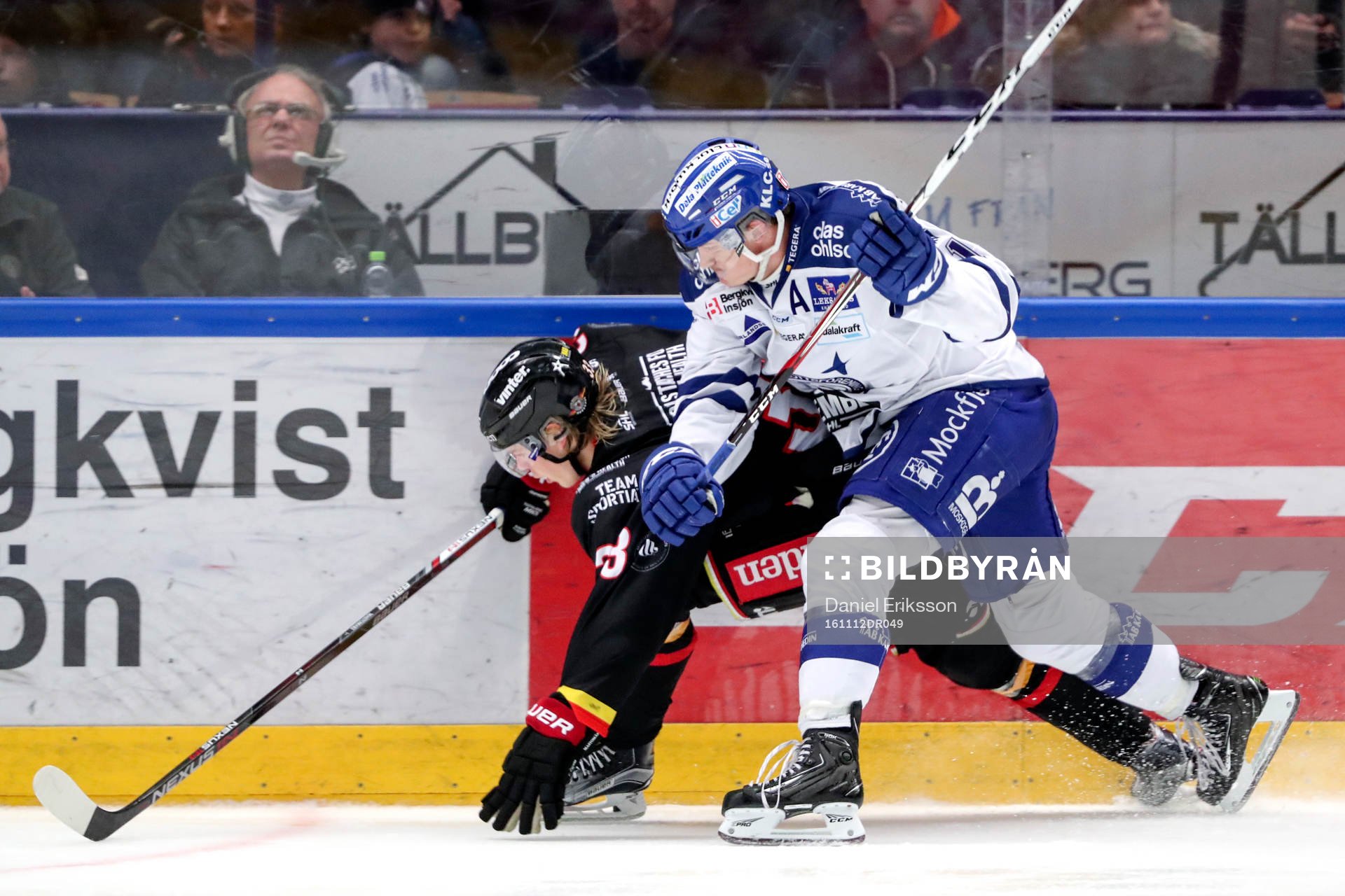 Luleås Christopher Mastomäki och Leksands Martin Karlsson