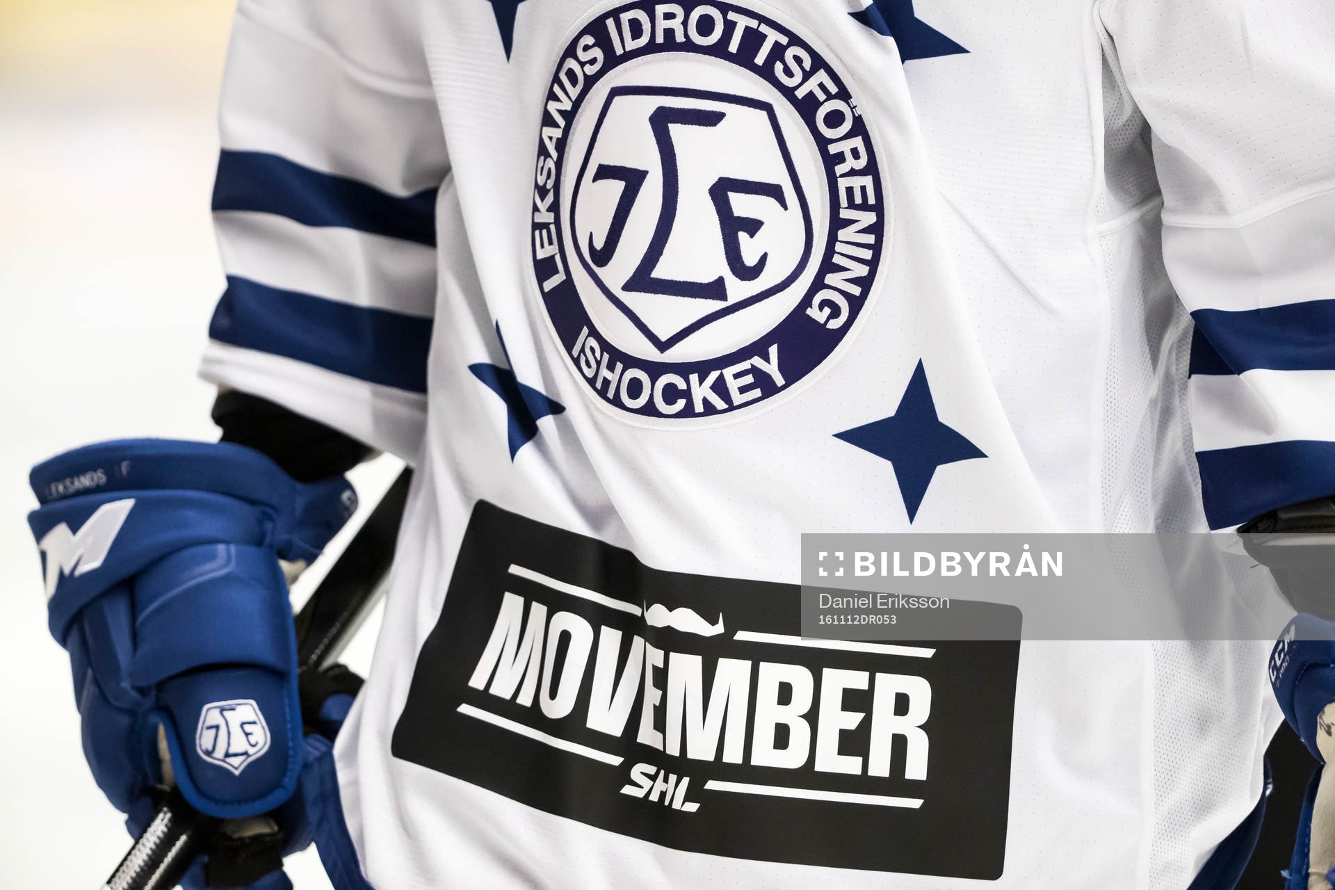 Leksands movembertröja i ishockeymatchen i SHL mellan