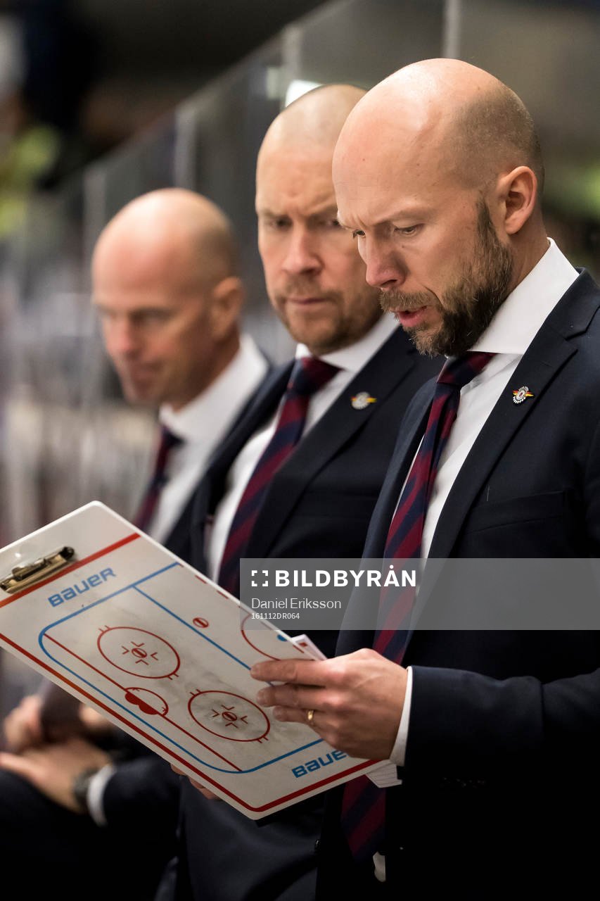 Luleås assisterande tränare Anders Burström  i