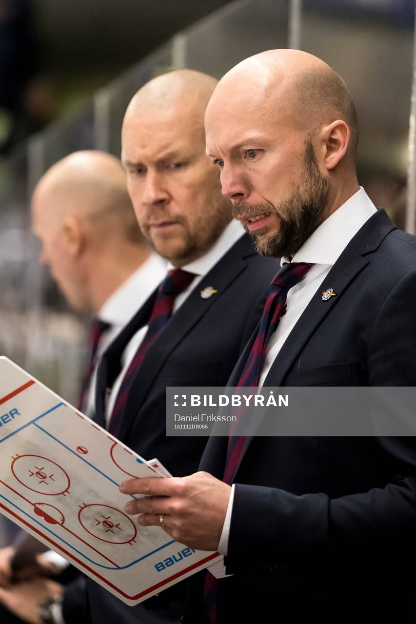 Luleås assisterande tränare Anders Burström  i