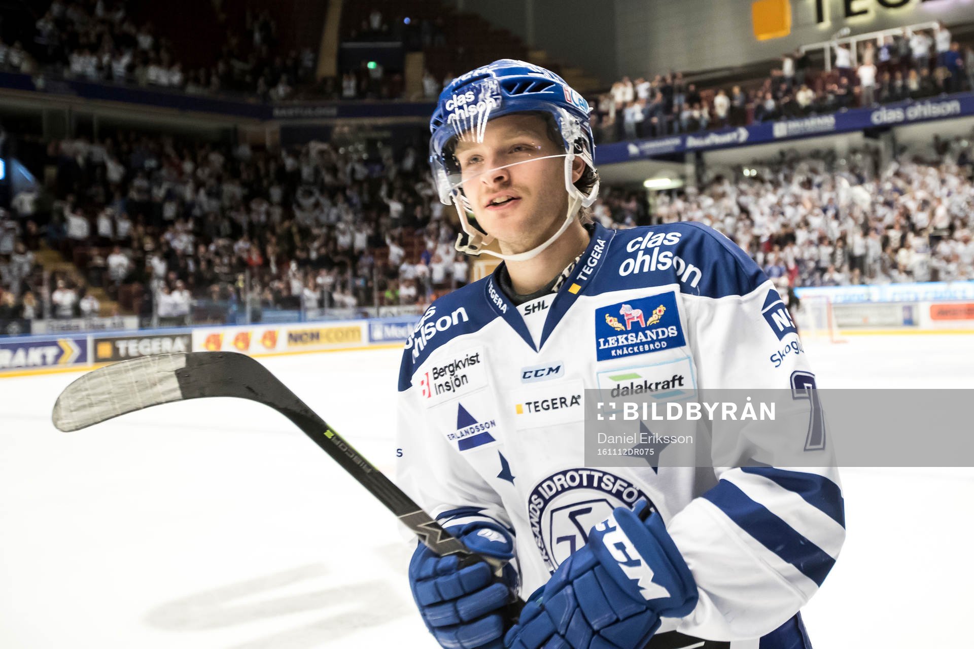 Leksands Johan Olofsson jublar