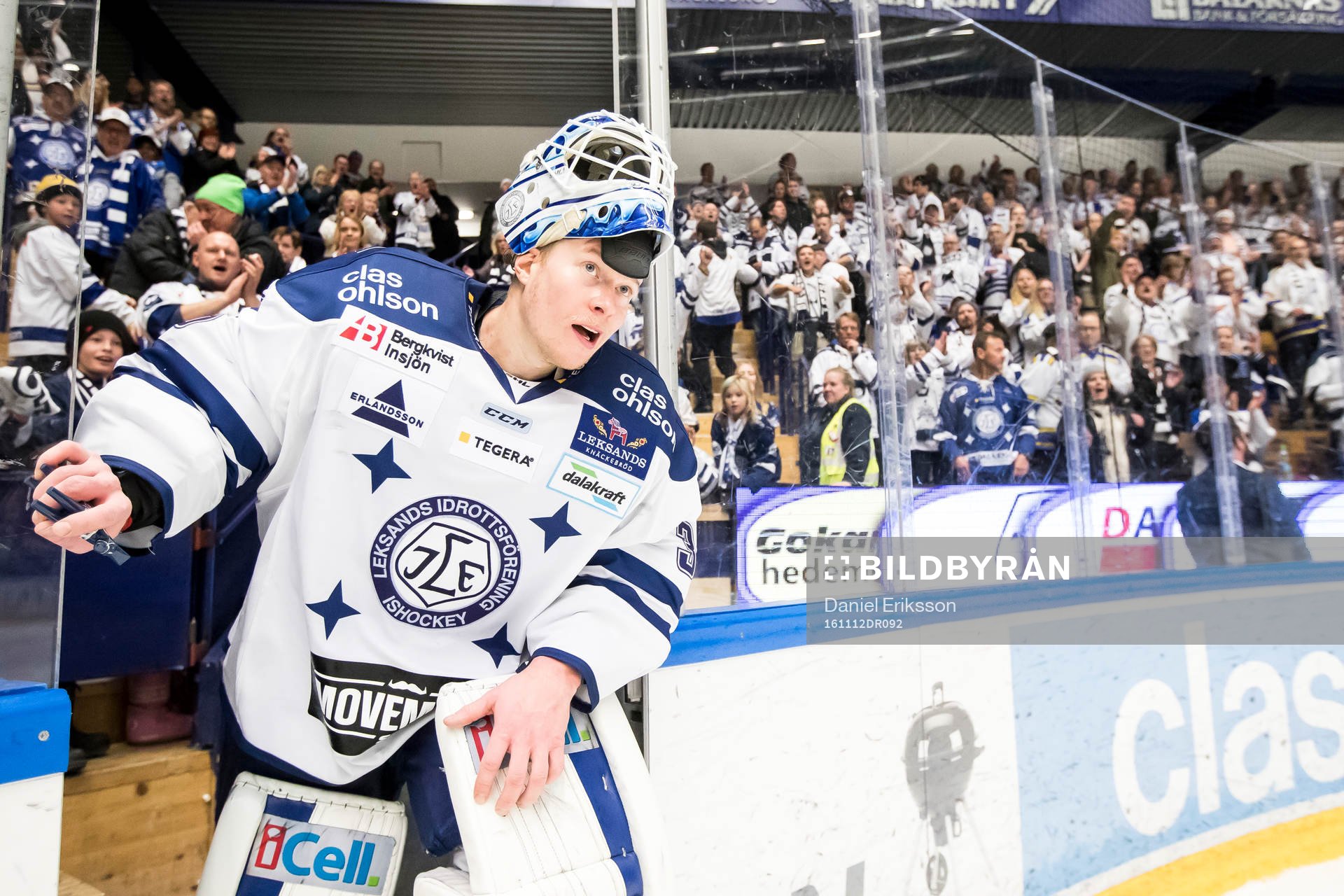Leksands målvakt Atte Engren utsedd till matchens krigare