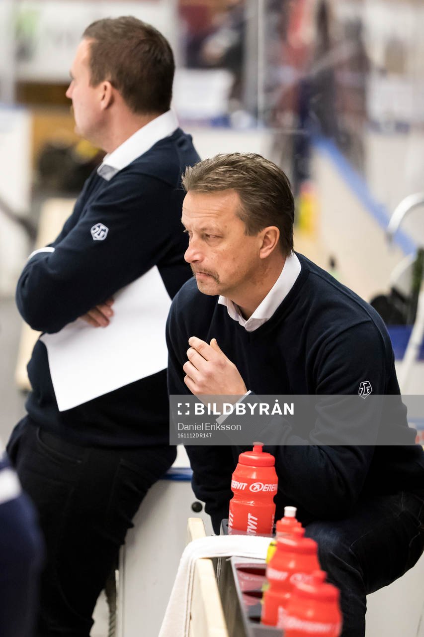 Leksands assisterande tränare Örjan Lindmark  i