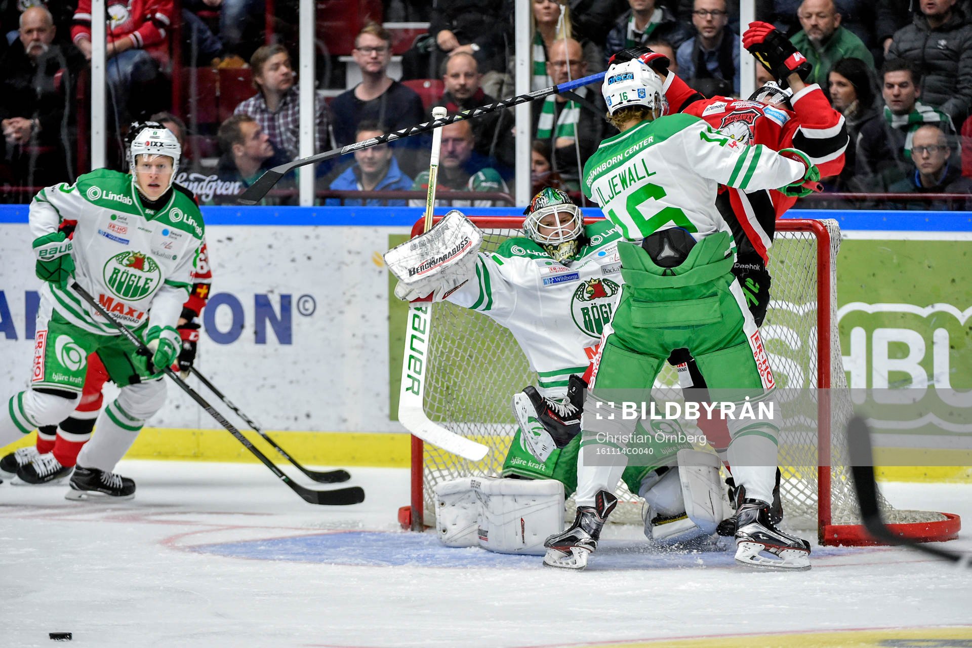 Malmö Redhawks Frederik Storm och Rögles Christopher