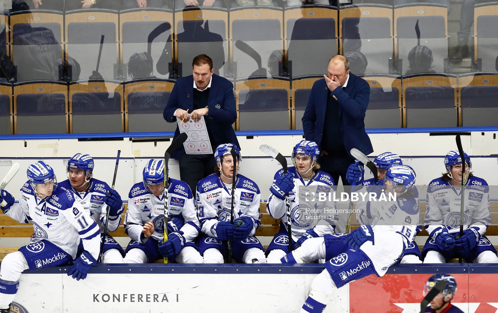 Leksands tränare Per-Erik Johnsson