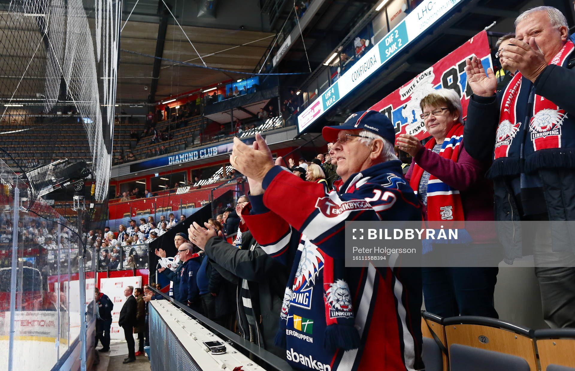 Linköpings supporters jublar