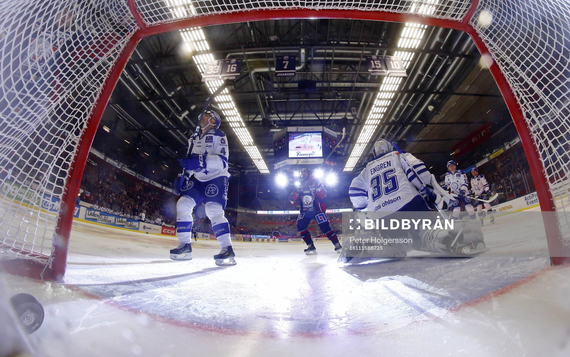 Mål 5-1 av Linköpings Emil Kristensen förbi Leksands
