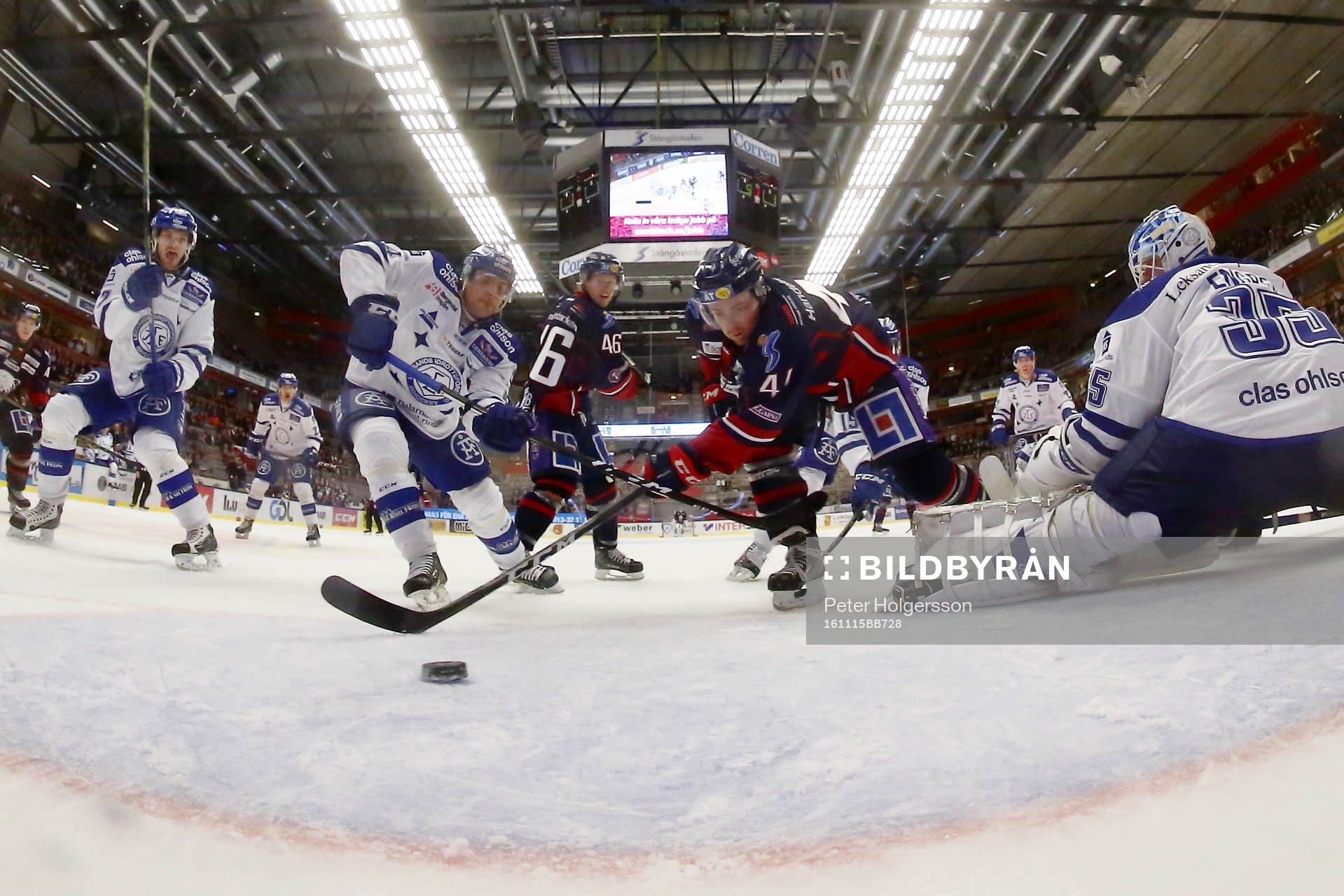 Linköpings Broc Little gör mål 6-1