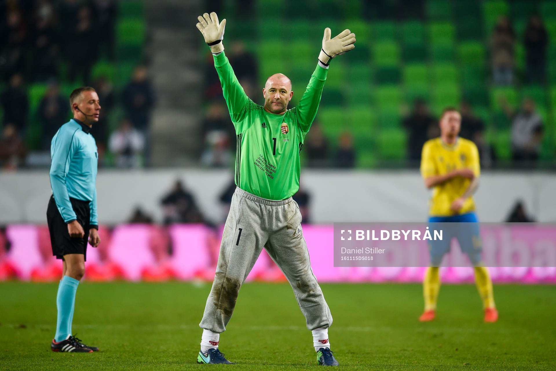 Ungerns målvakt Gabor Kiraly gör sin sista landskamp och