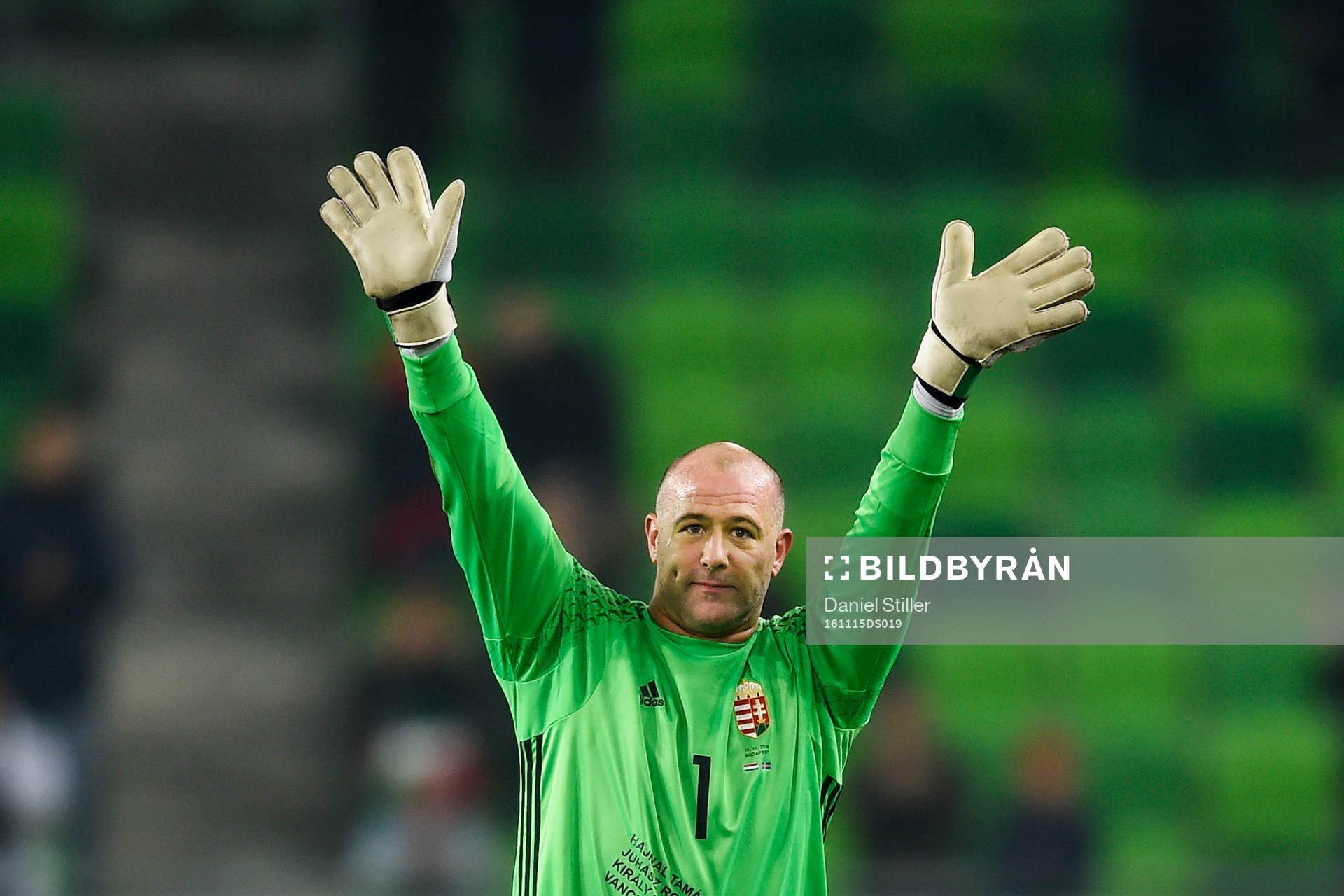 Ungerns målvakt Gabor Kiraly gör sin sista landskamp och
