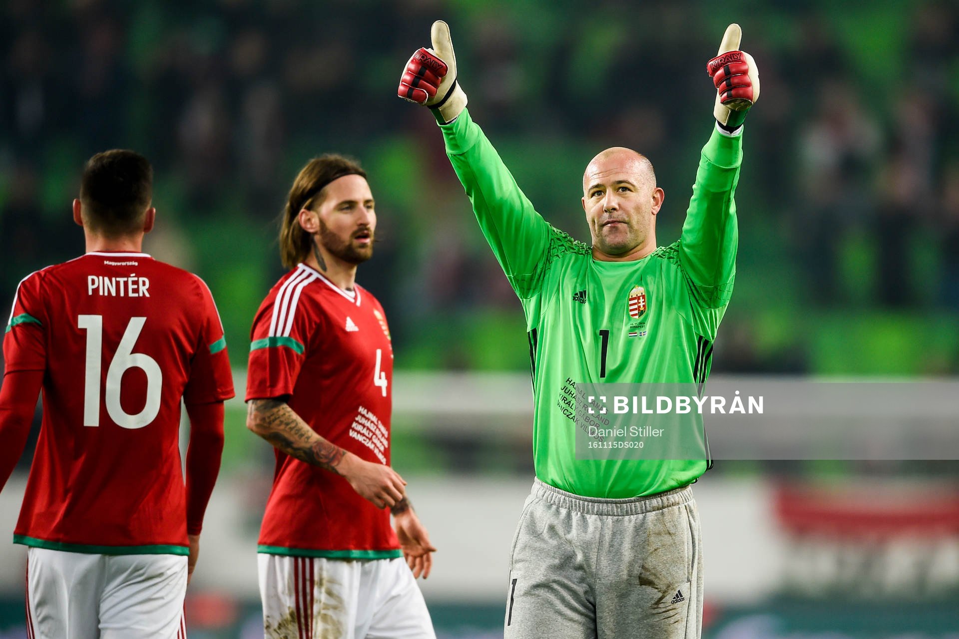 Ungerns målvakt Gabor Kiraly gör sin sista landskamp och