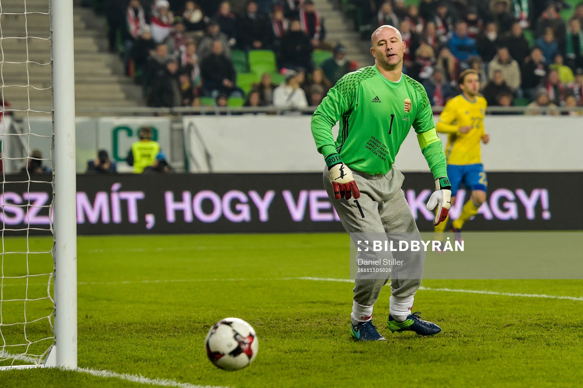 Ungerns målvakt Gabor Kiraly