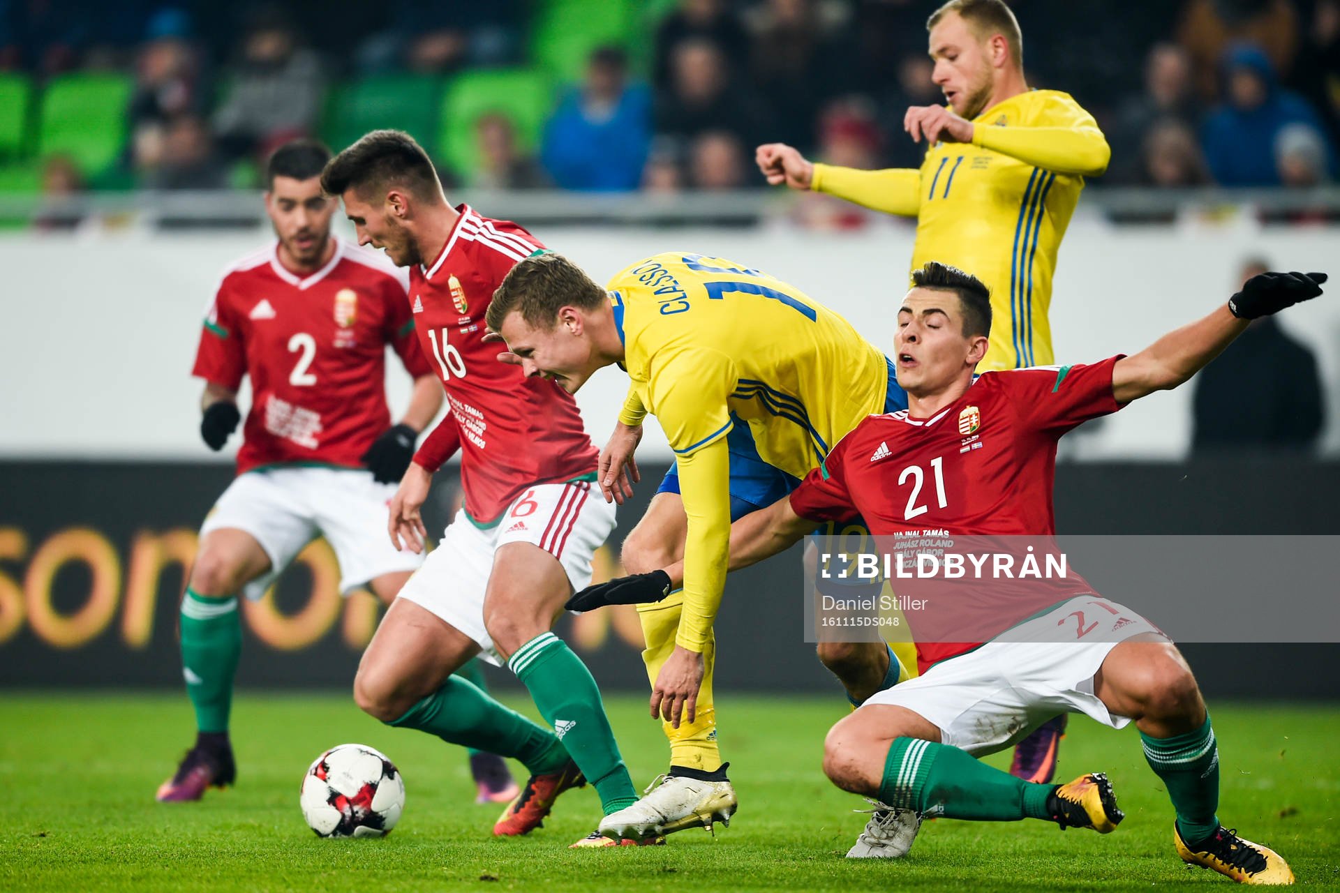 Sveriges Viktor Claesson och John Guidetti