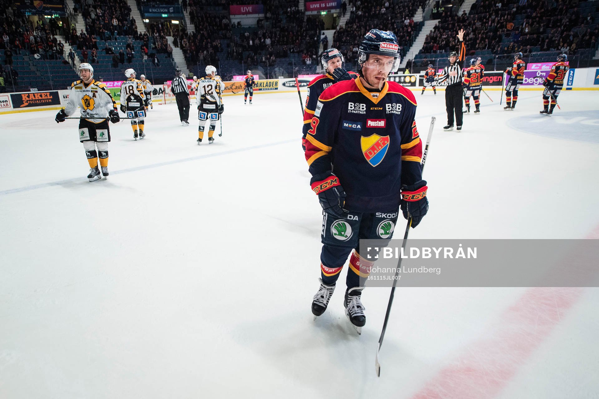 Djurgårdens Matt Anderson deppar