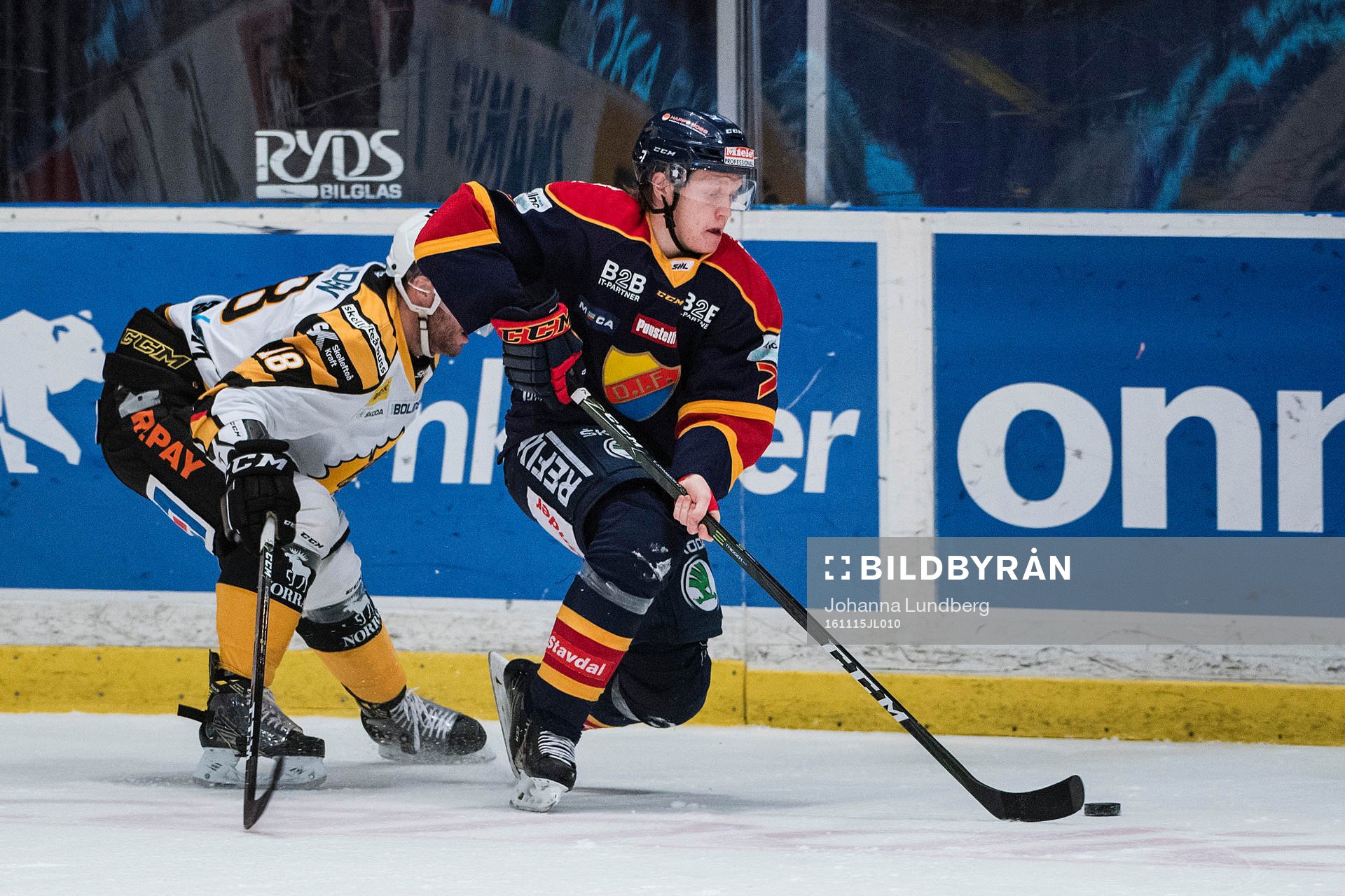 Skellefteås Pontus Petterström och Djurgårdens Emil