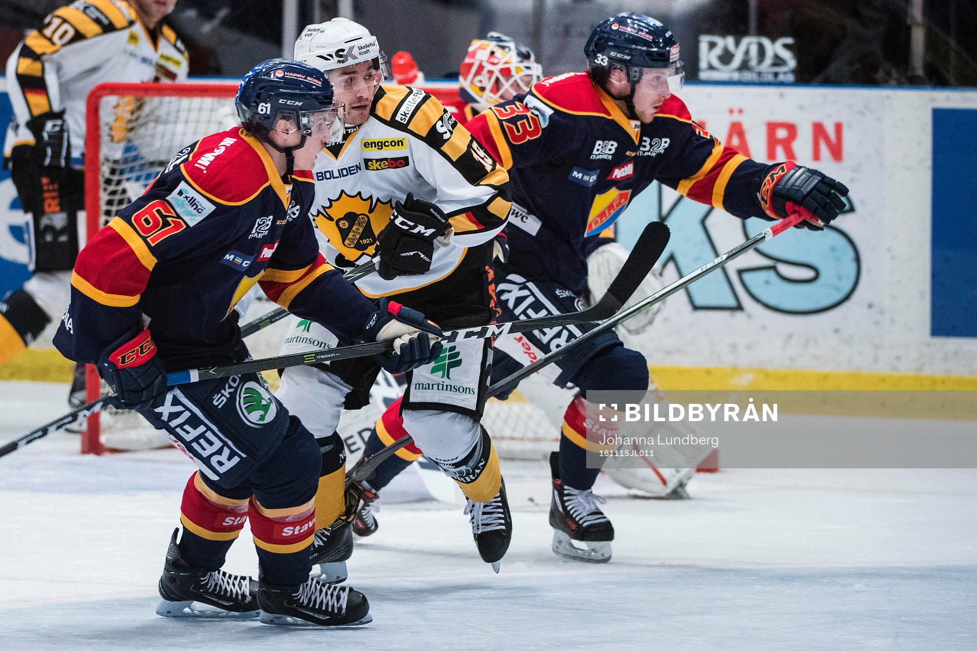 Skellefteås Andrew Calof mot Djurgårdens Markus Ljungh
