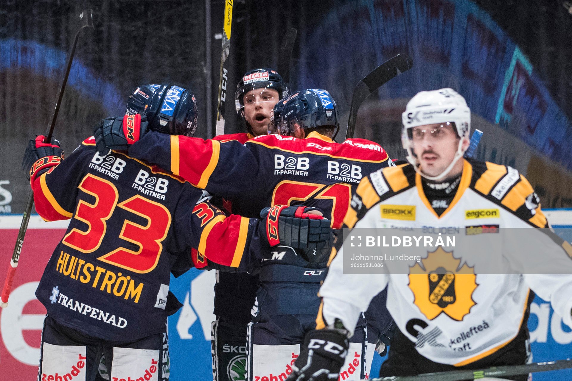 Djurgårdens spelare jublar