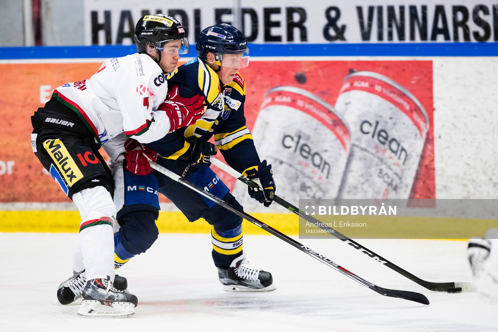 Modos Jesper Lindgren och Södertäljes Johan Skinnars