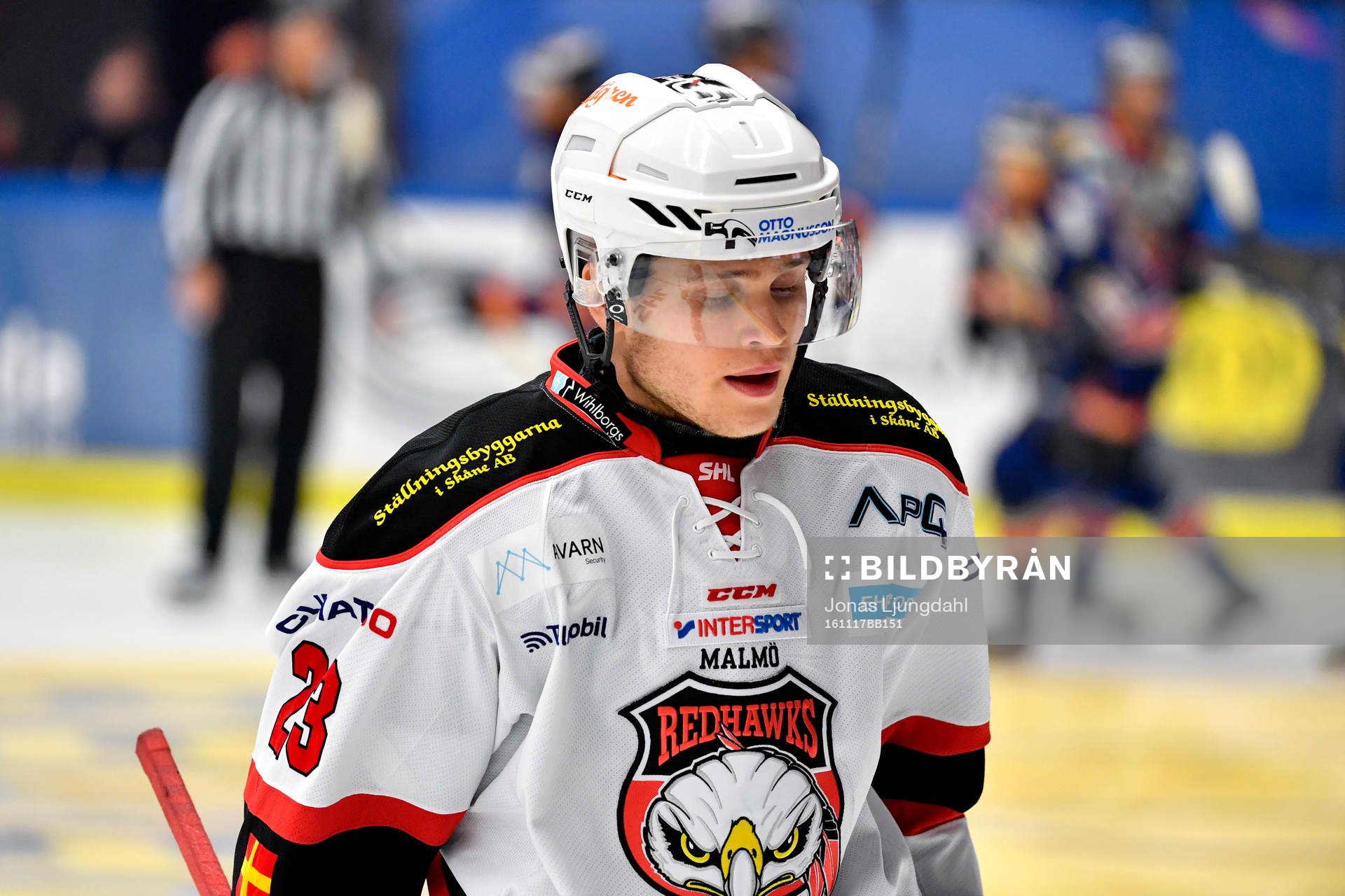 Malmö Redhawks Christoffer Forsberg deppar
