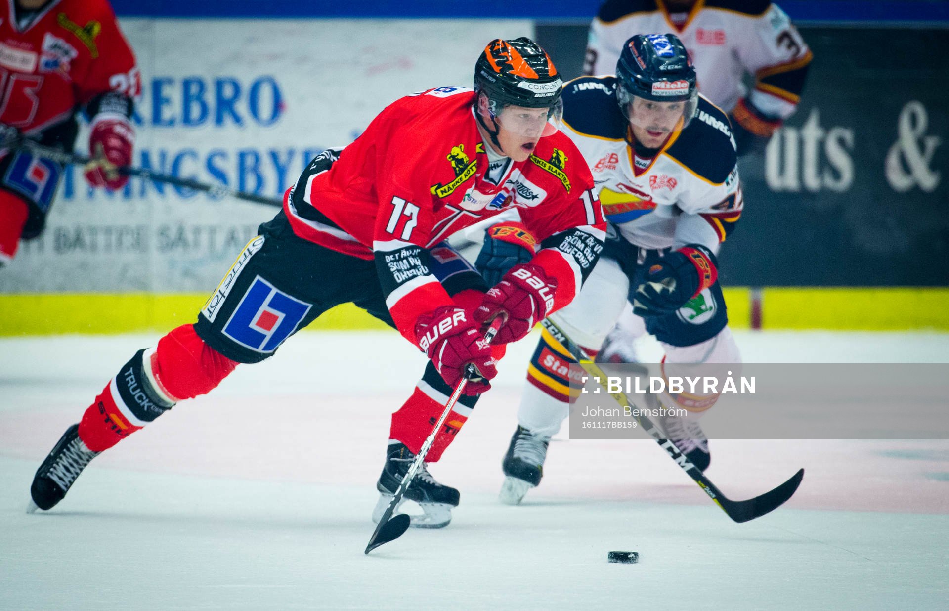 Örebros Daniel Viksten och Djurgårdens Robin Press