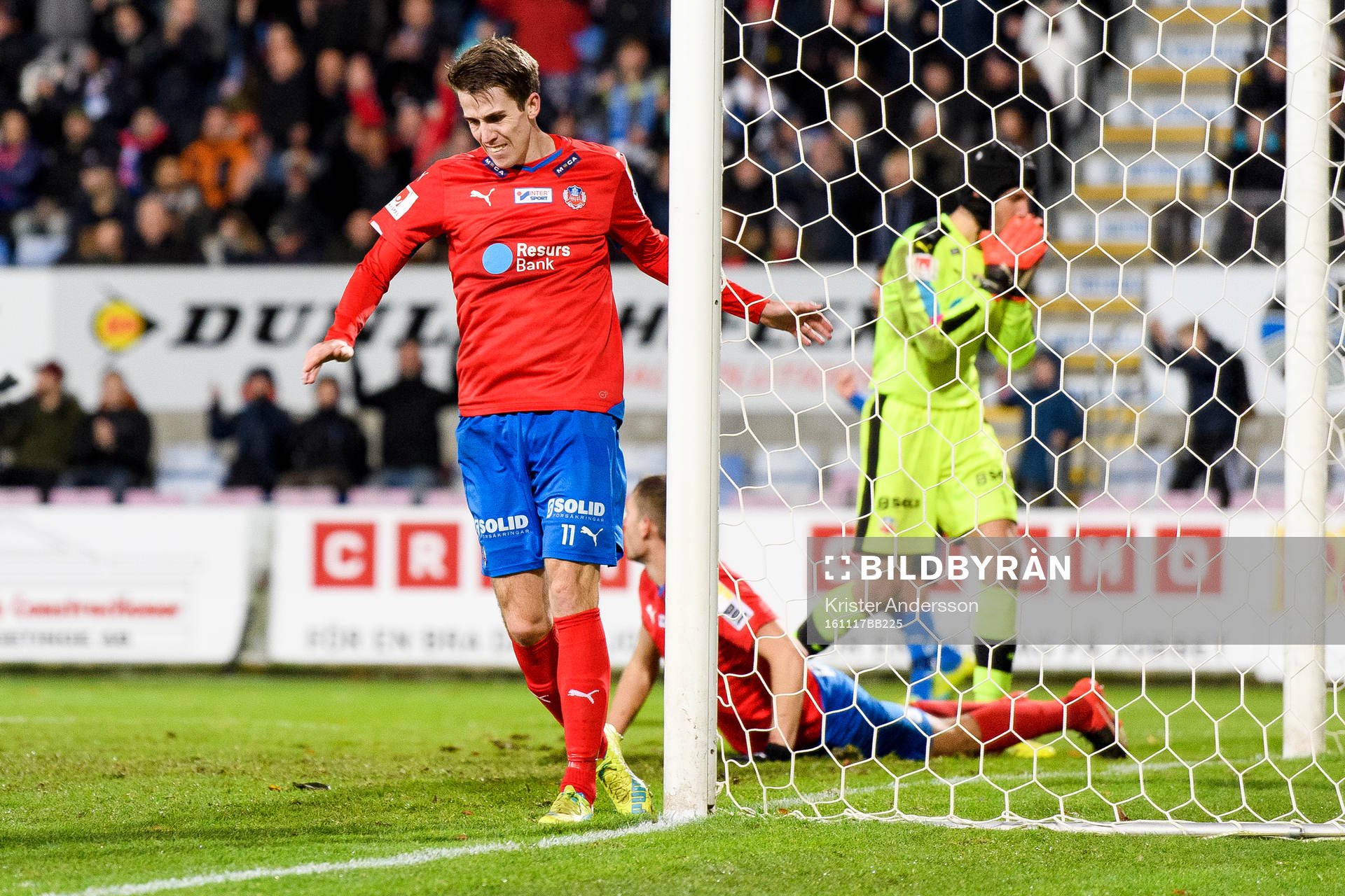 Helsingborgs Adam Eriksson deppar