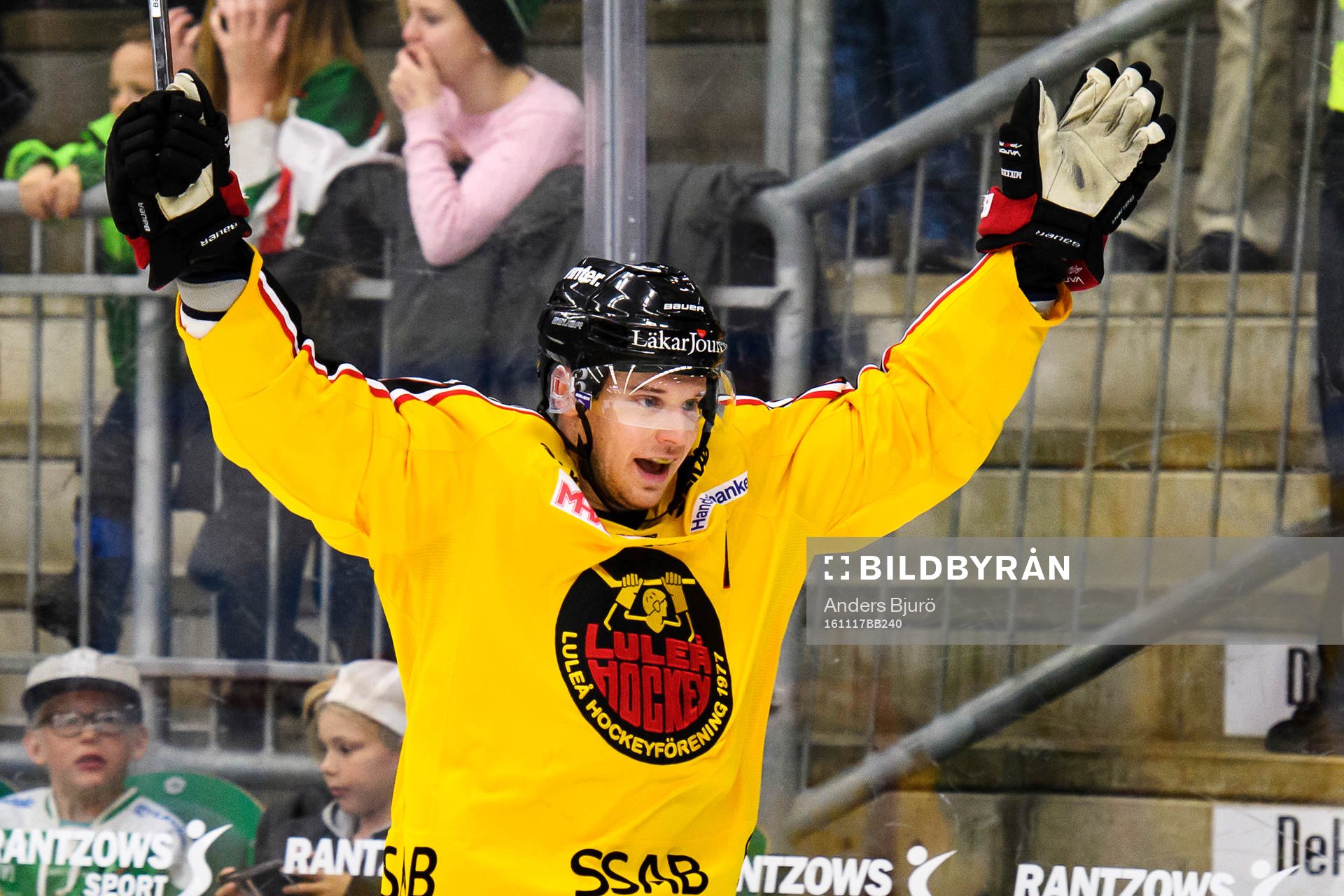 Luleås Brendan Mikkelson jublar