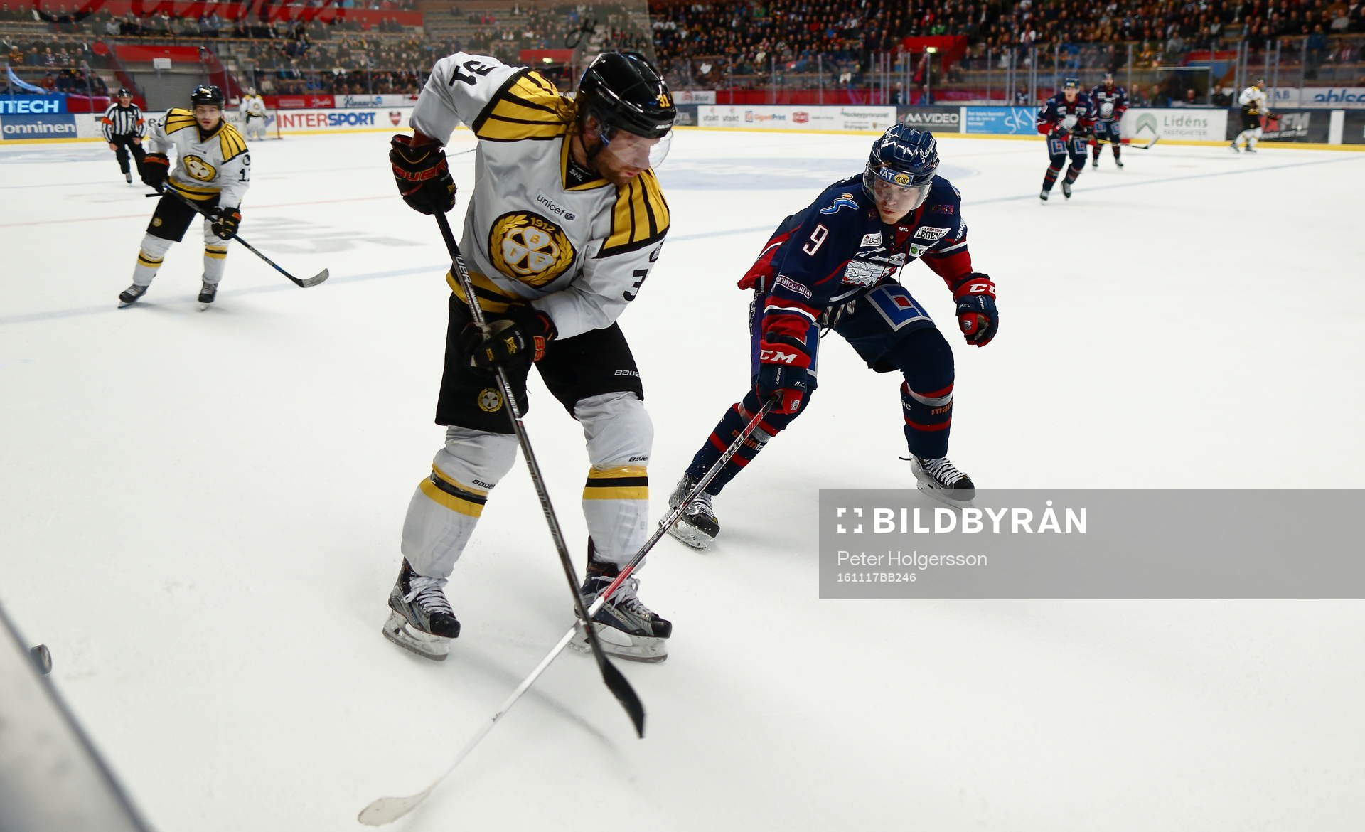 Brynäs Jonathan Granström och Linköpings Anton Karlsson