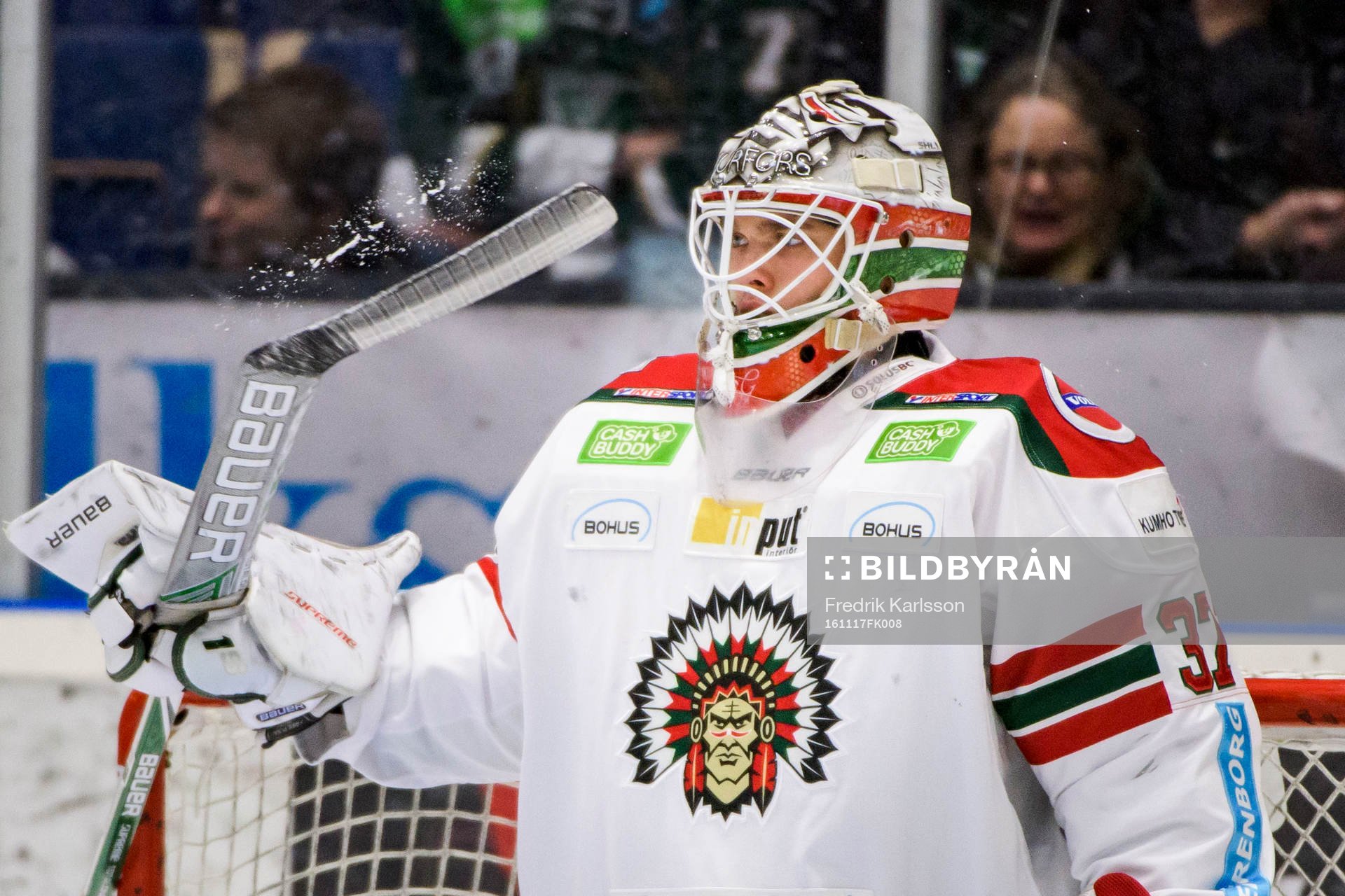 Frölundas målvakt Johan Gustafsson