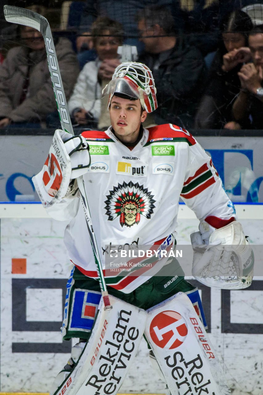 Frölundas målvakt Johan Gustafsson