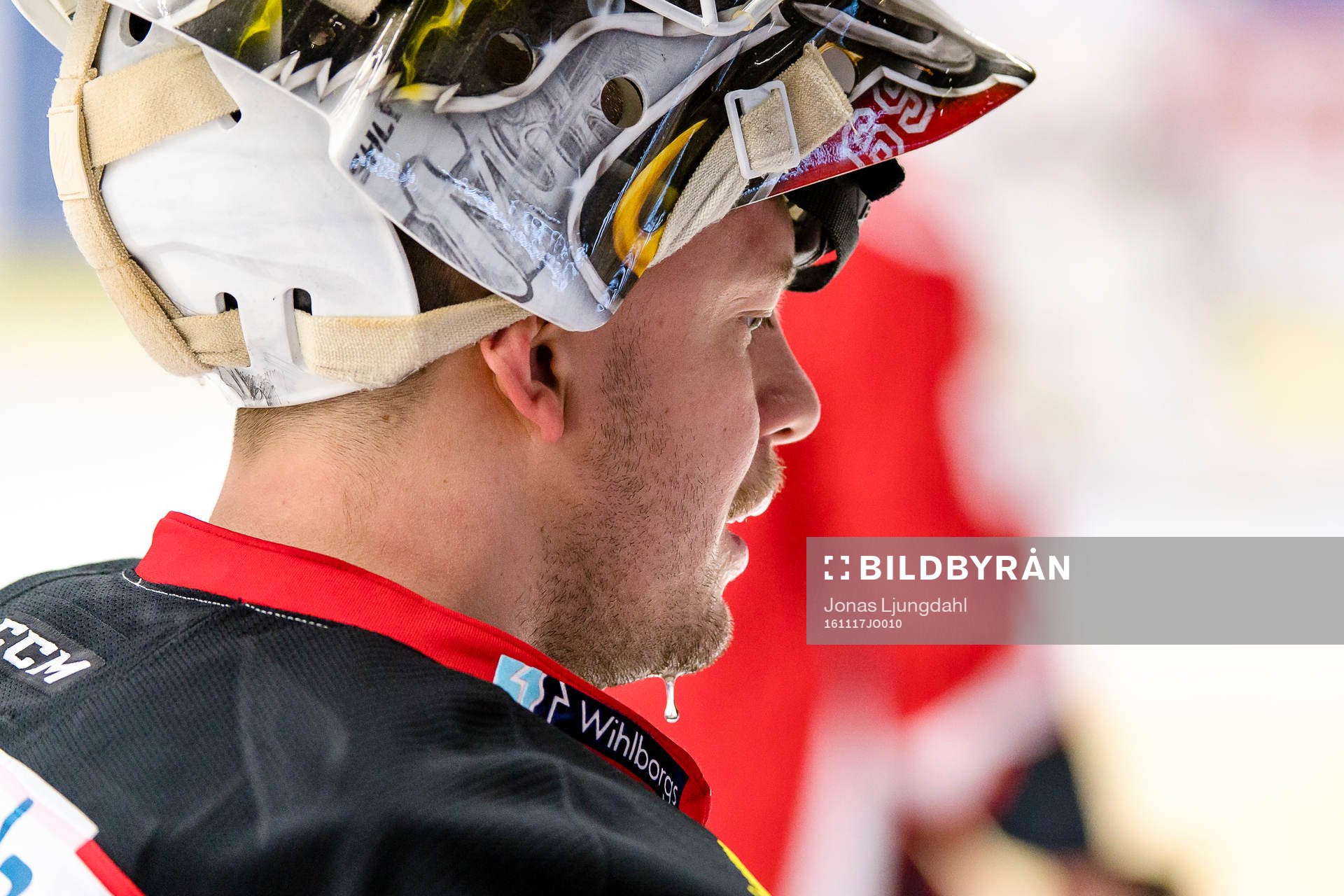 Malmö Redhawks målvakt Oscar Alsenfelt