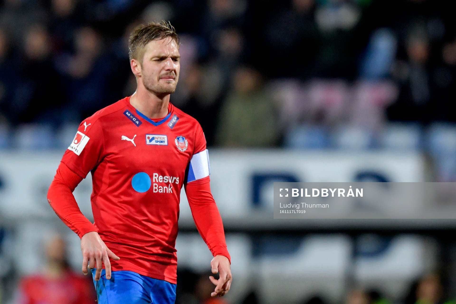 Helsingborgs Johan Mårtensson deppar