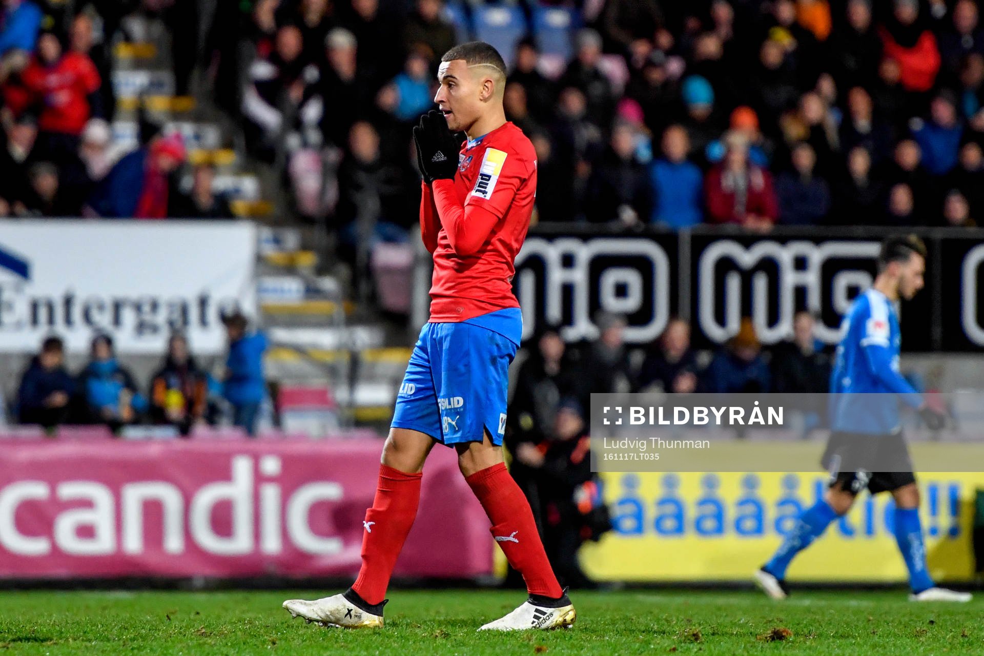 Helsingborgs Jordan Larsson deppar