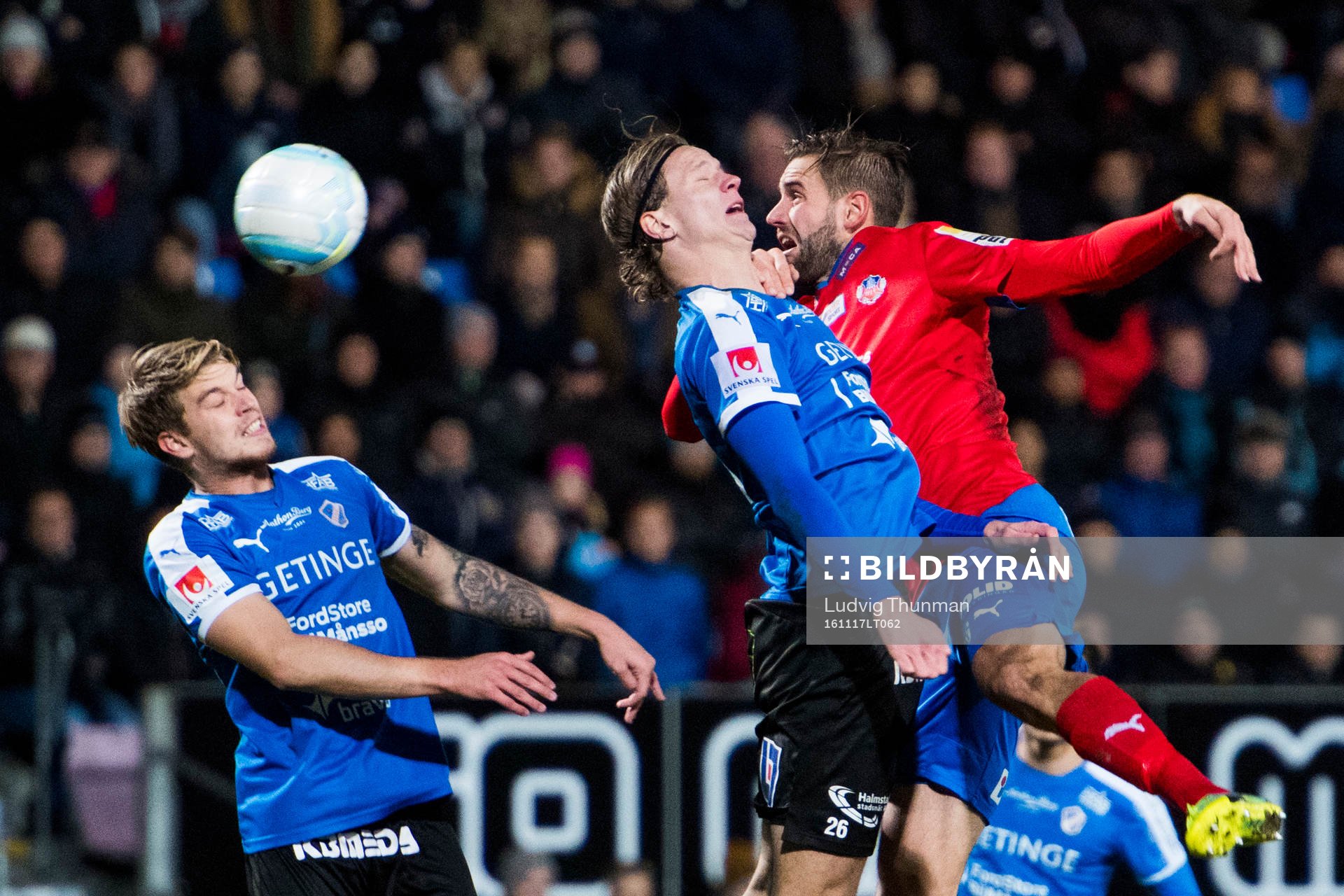 Halmstads Marcus Mathisen, Alexander Berntsson och