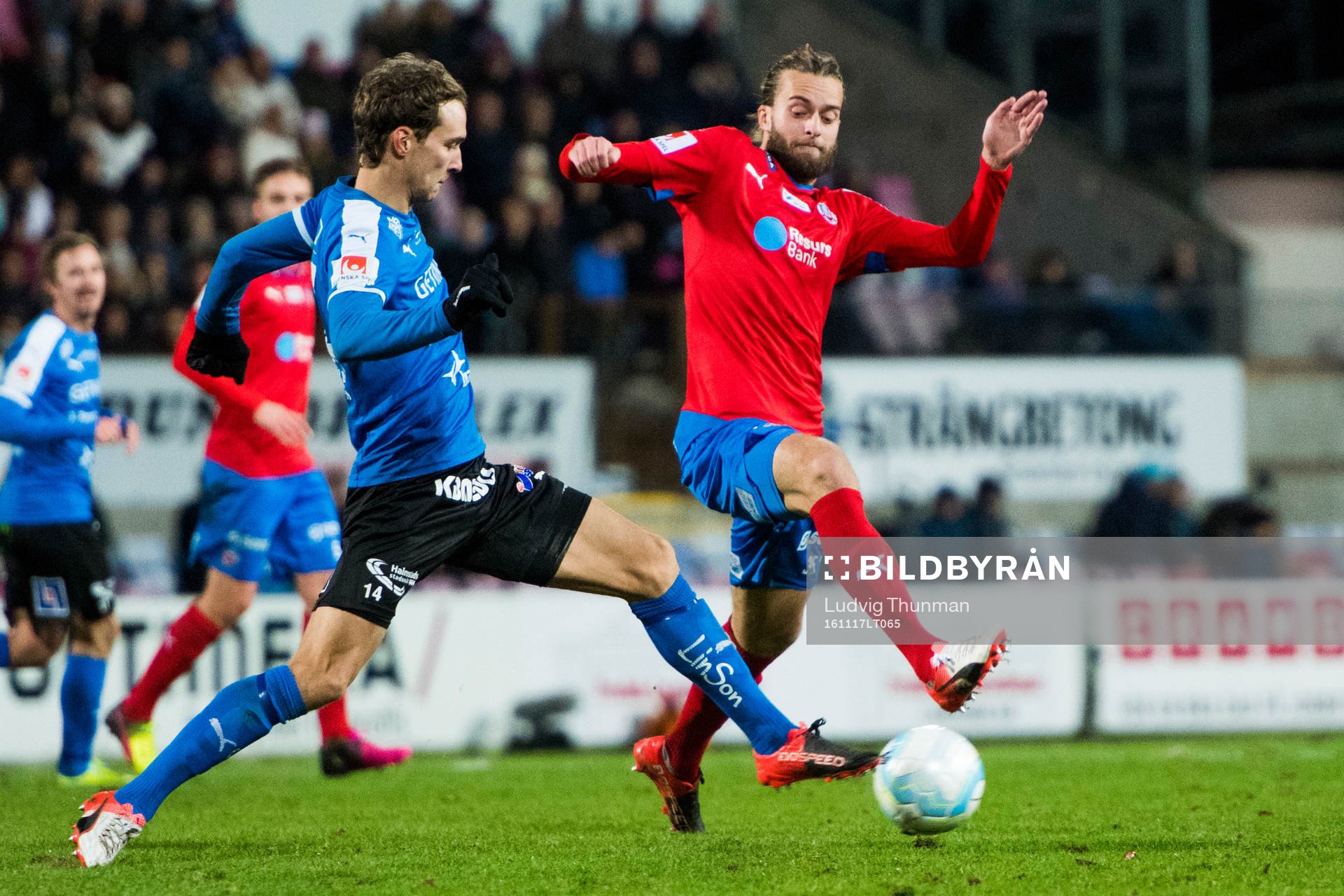 Halmstads Alexander Henningsson och Helsingborgs Jonatan