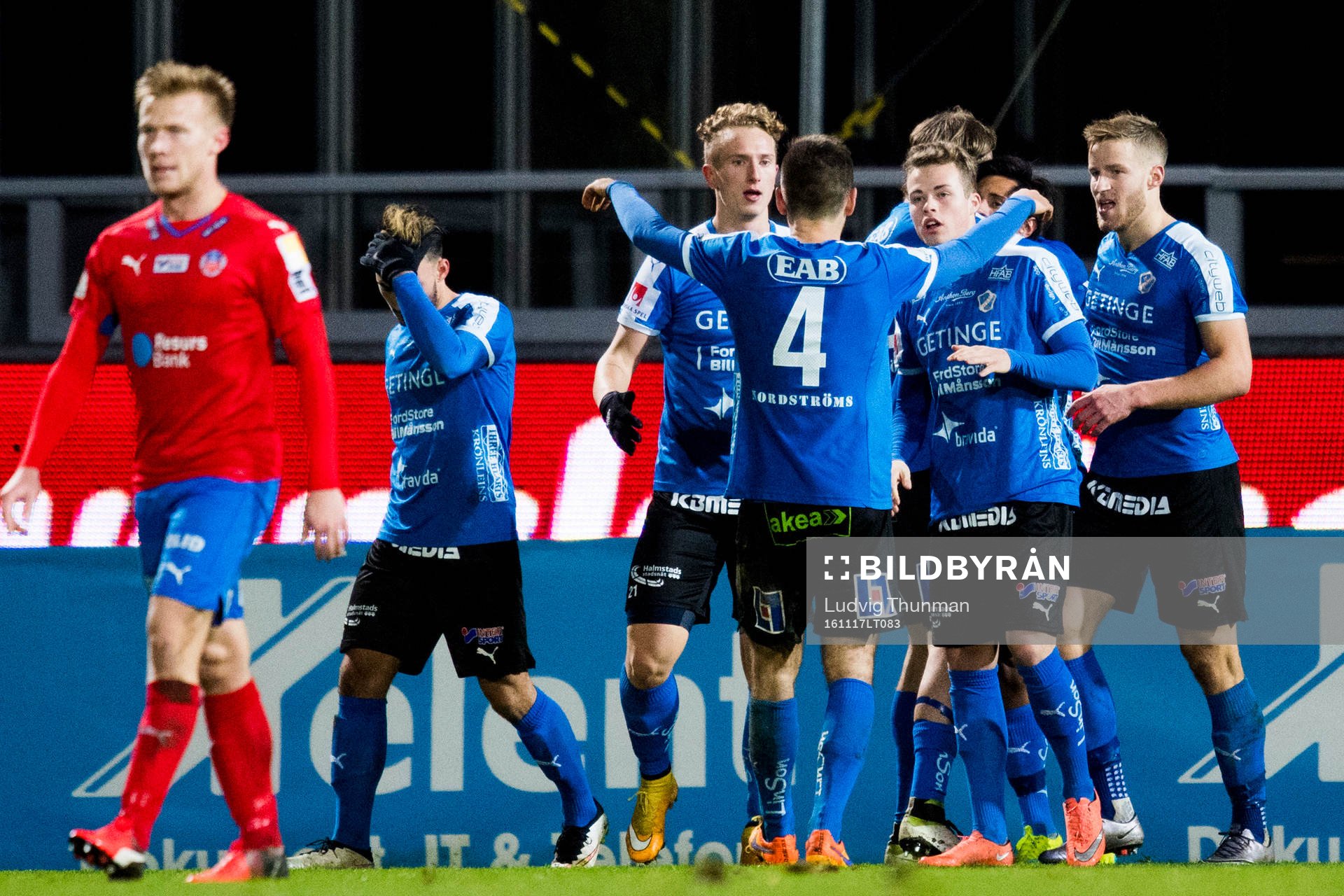 Helsingborgs Andreas Landgren deppar samtidigt som