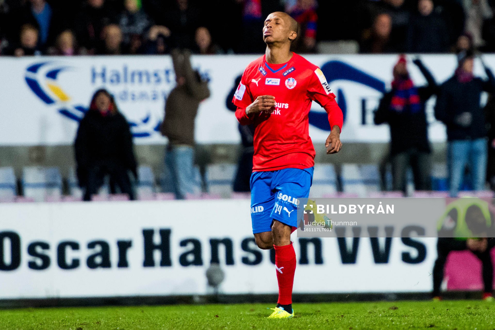 Helsingborgs Bradley Ralani deppar