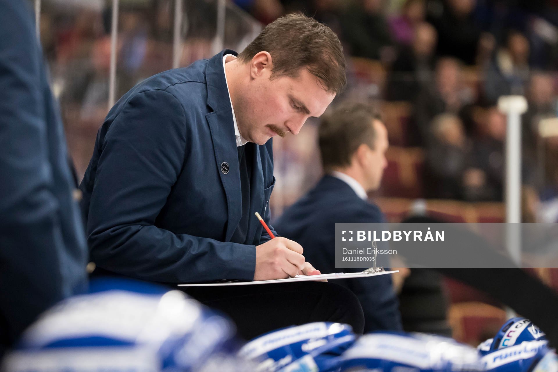 Leksands assisterande tränare Gereon Dahlgren  i