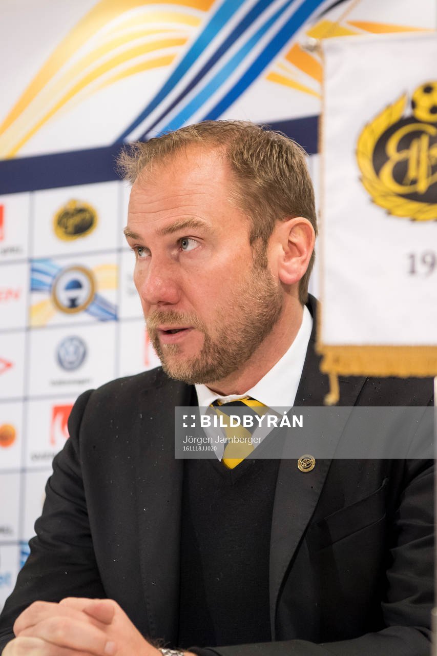 Elfsborgs manager Magnus Haglund