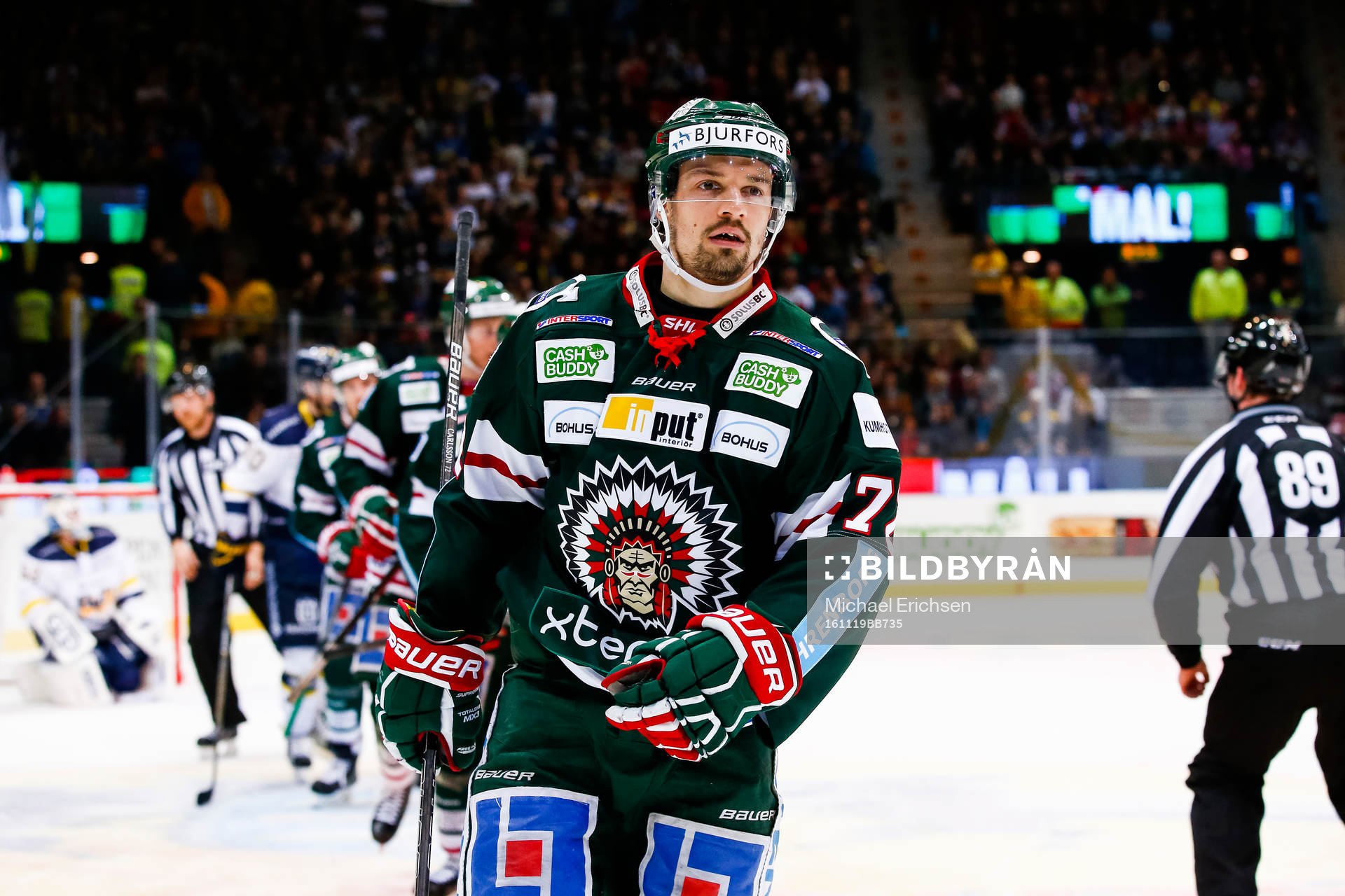 Frölundas Patrik Carlsson jublar