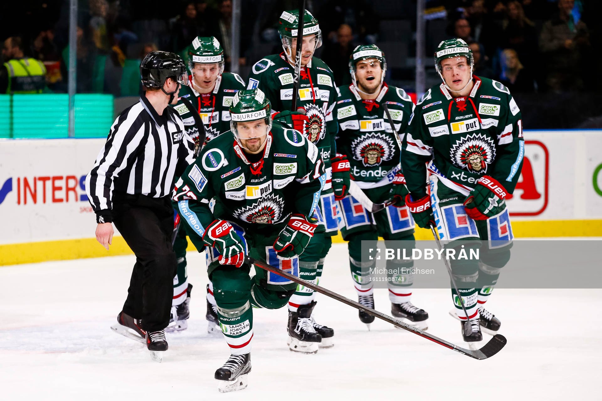Frölundas Patrik Carlsson jublar