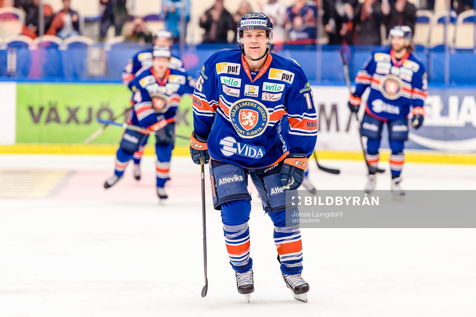 Växjös Geoff Platt jublar