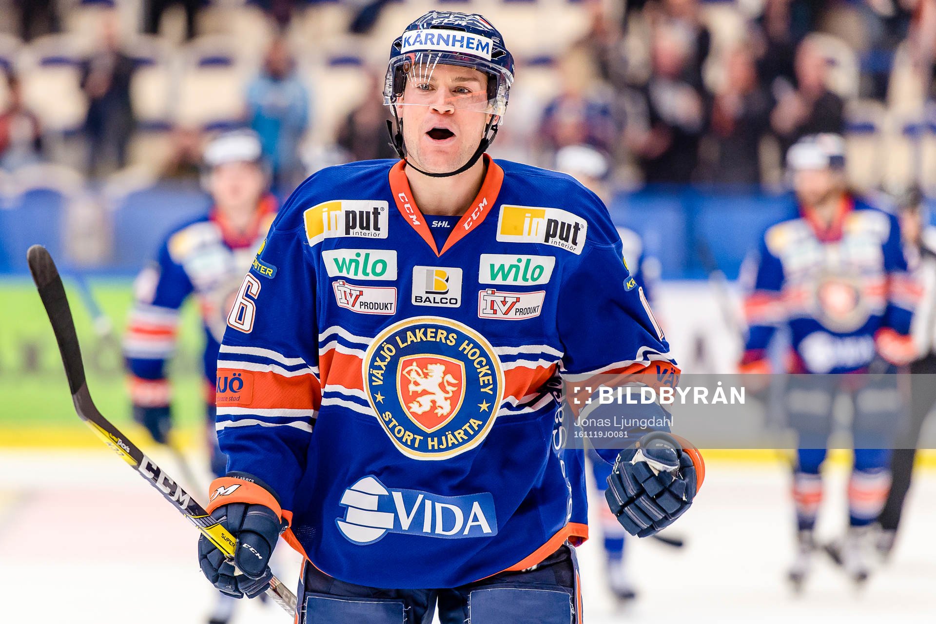 Växjös Geoff Platt jublar