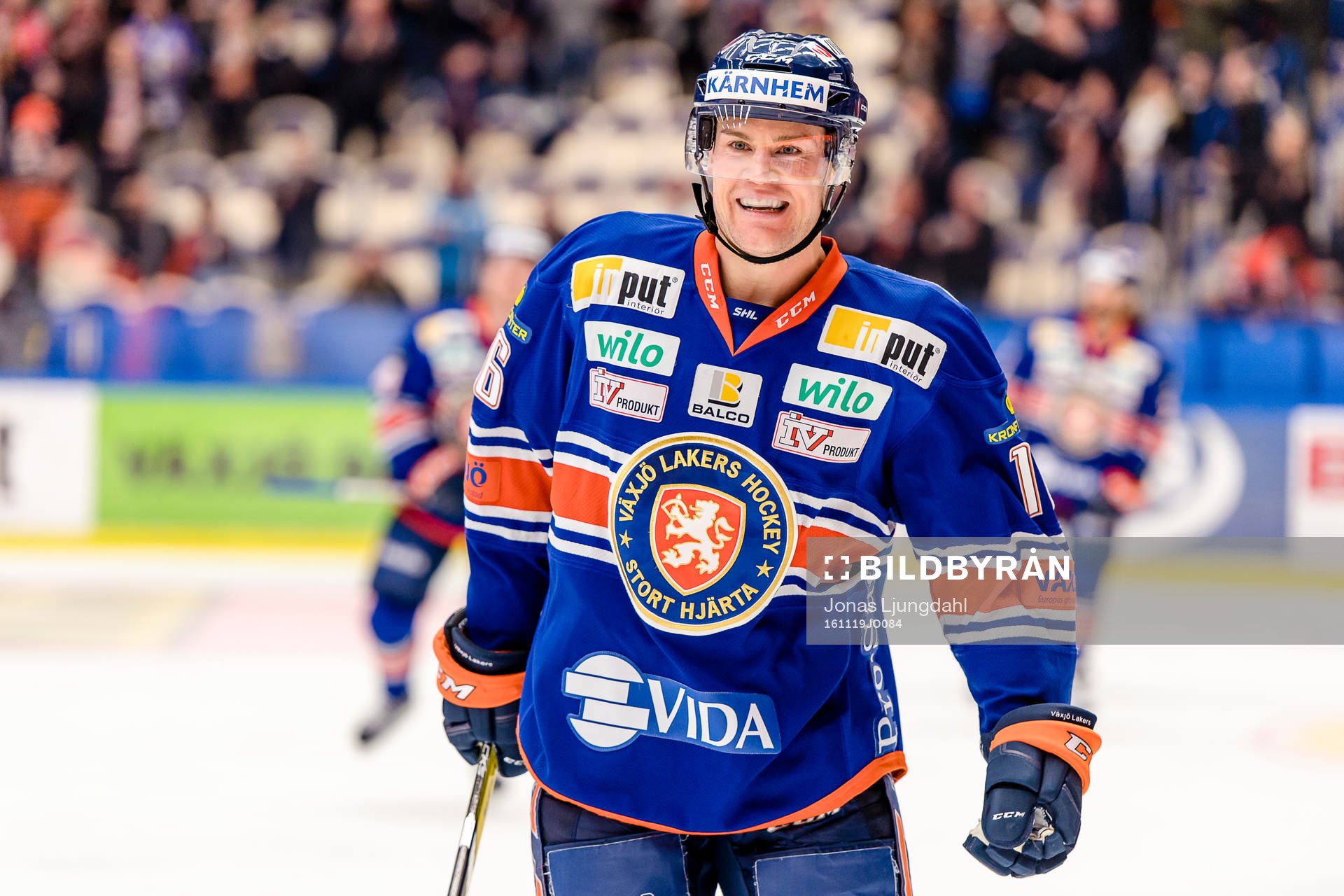 Växjös Geoff Platt jublar