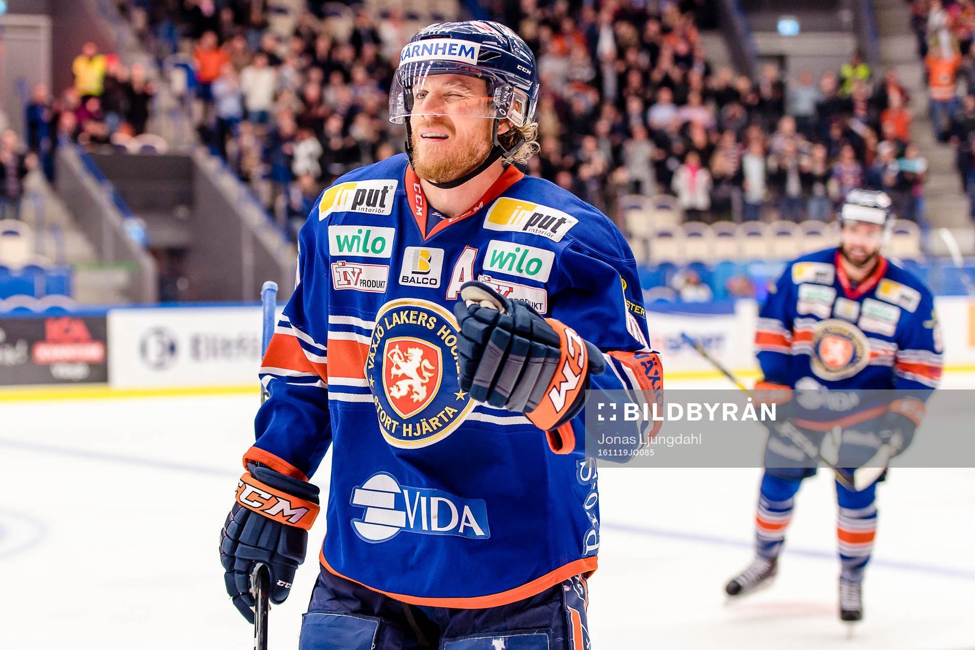 Växjös Erik Josefsson jublar