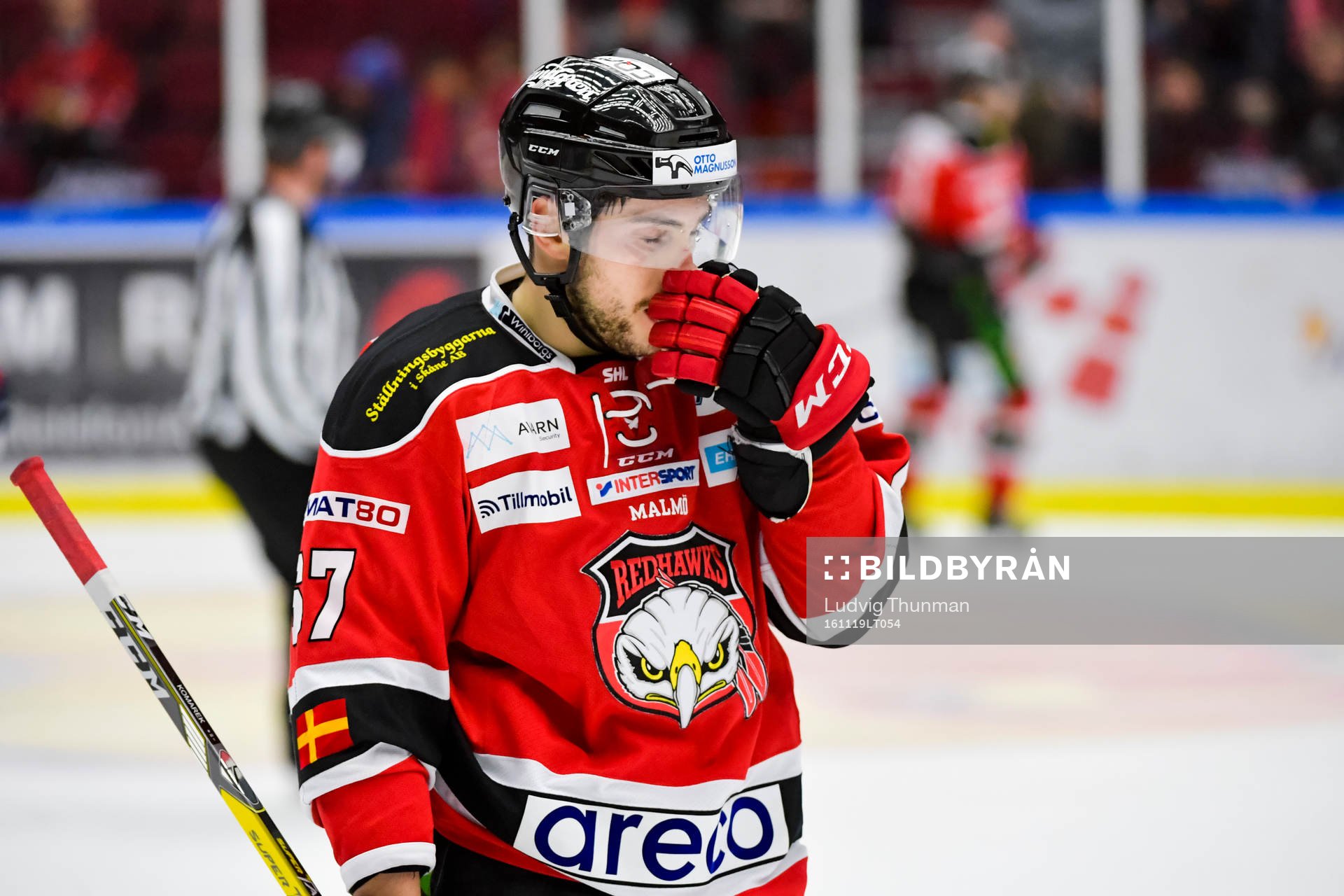 Malmö Redhawks Konstantin Komarek deppar