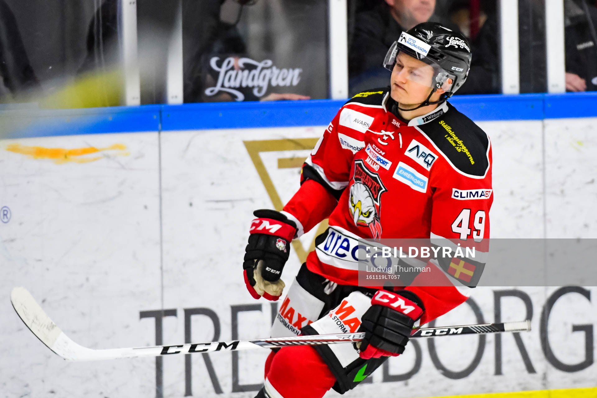 Malmö Redhawks Rhett Rakhshani deppar