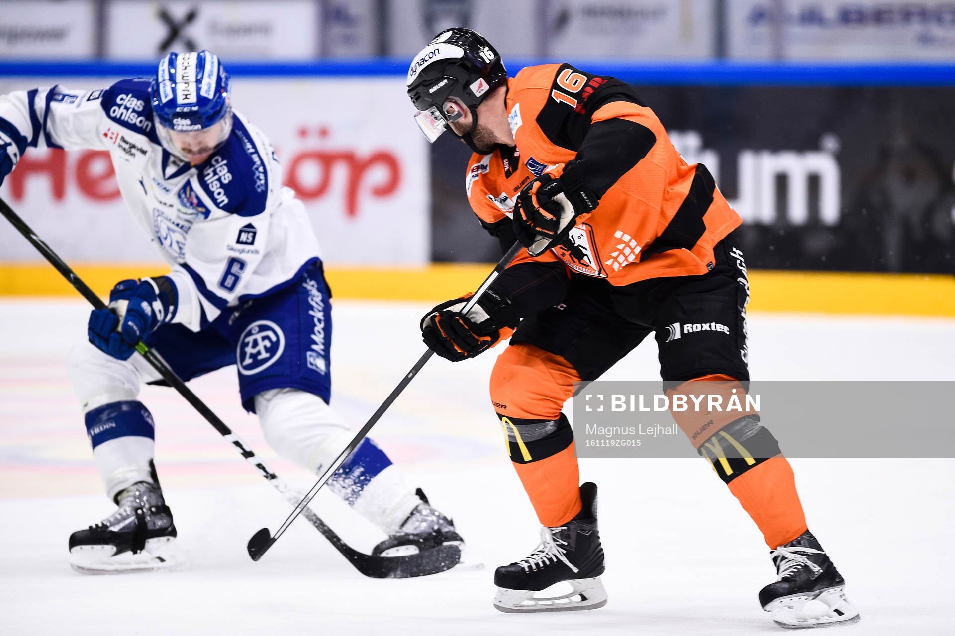 Leksands Joe Piskula och Karlskronas John Henrion