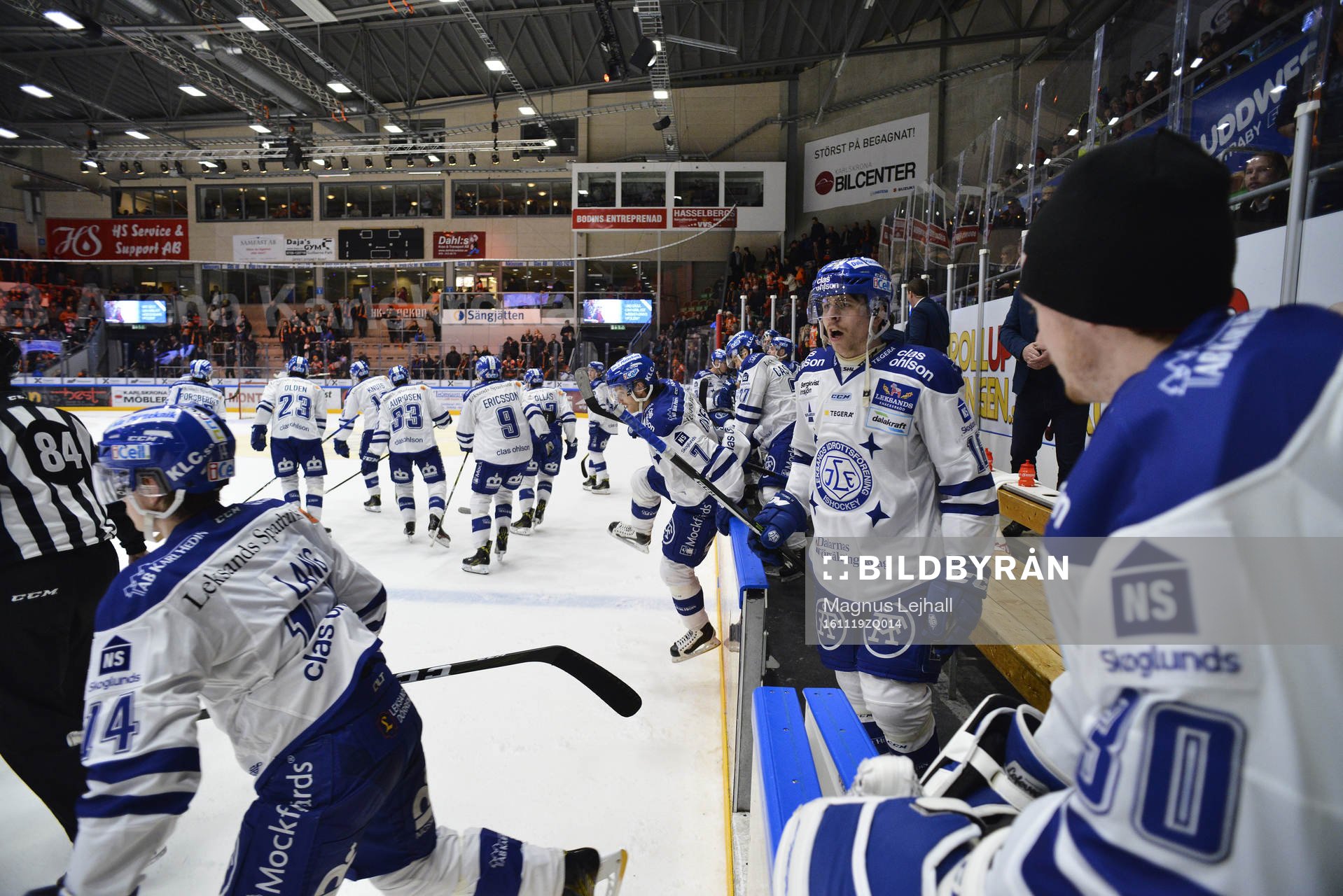 upprörda känslor i Leksands båset
