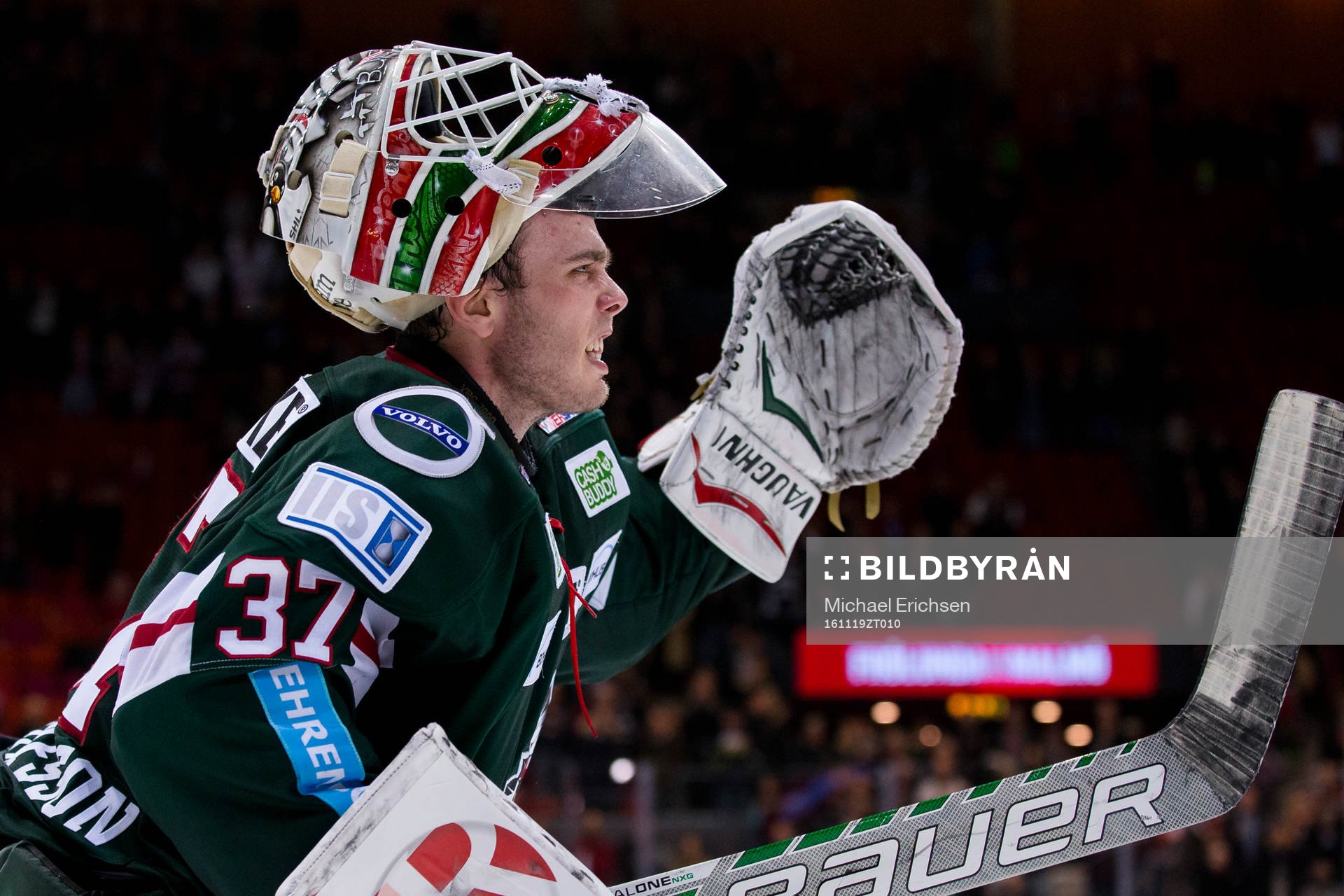 Frölundas målvakt Johan Gustafsson vald till  matchens