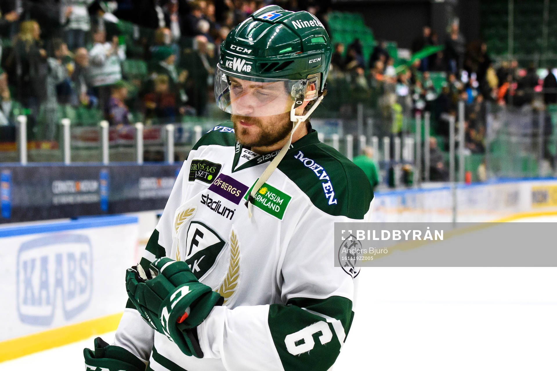 Färjestads Mikael Wikstrand deppar